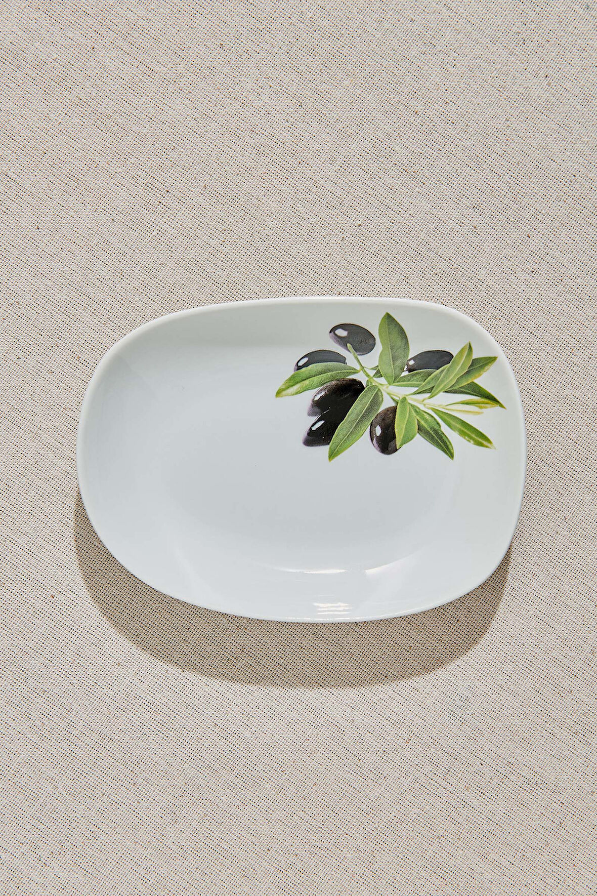 Adatepe Porselen Servis Tabağı LBeyaz