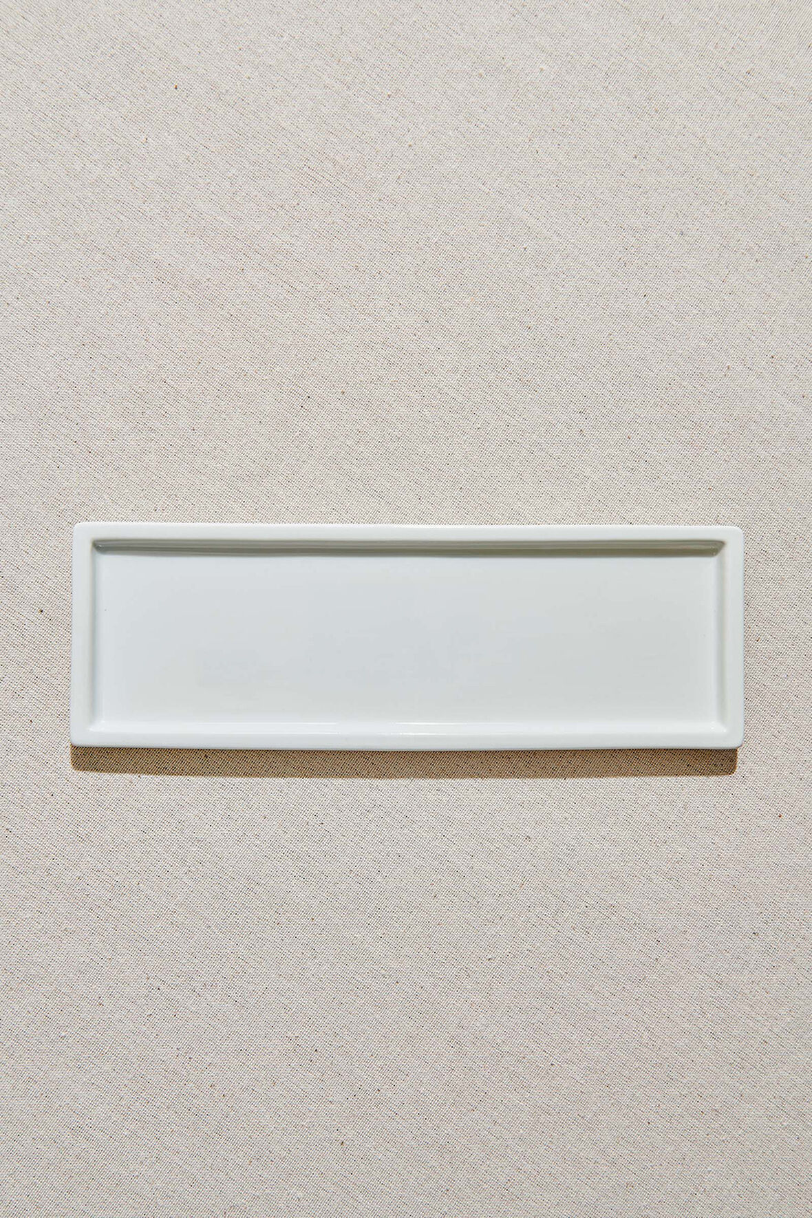 Flat Porselen Servis Tabağı Beyaz