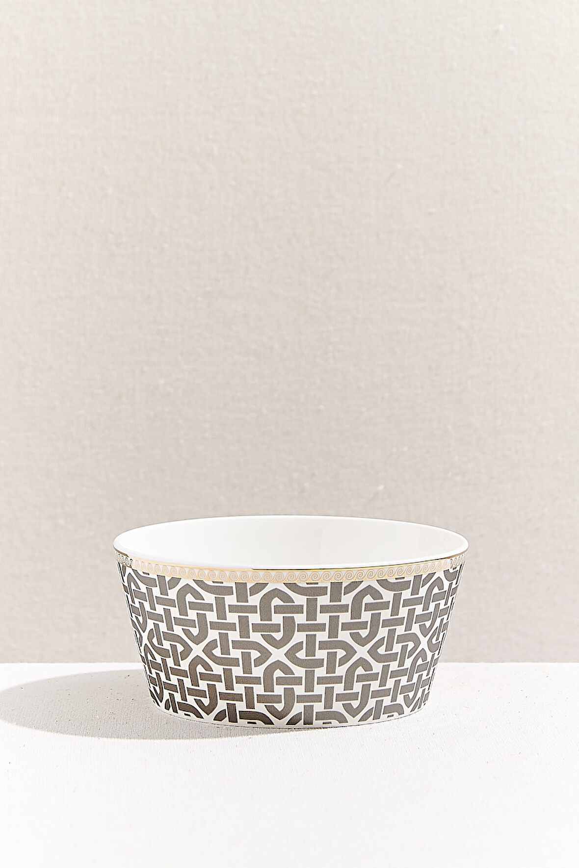 Kahve Link Porselen Salata Kase Krem Kahve