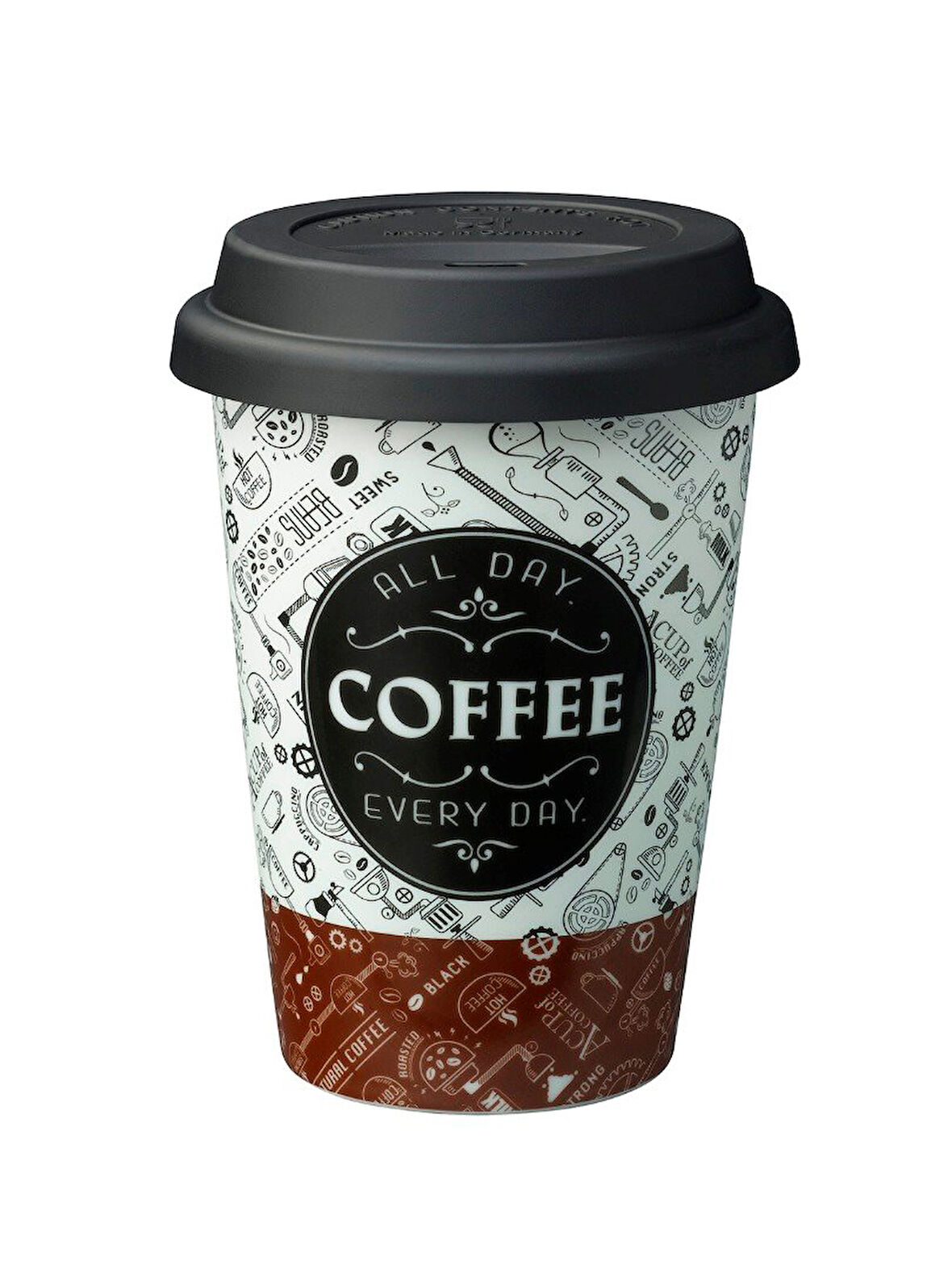 Coffee To Go Porselen Kupa