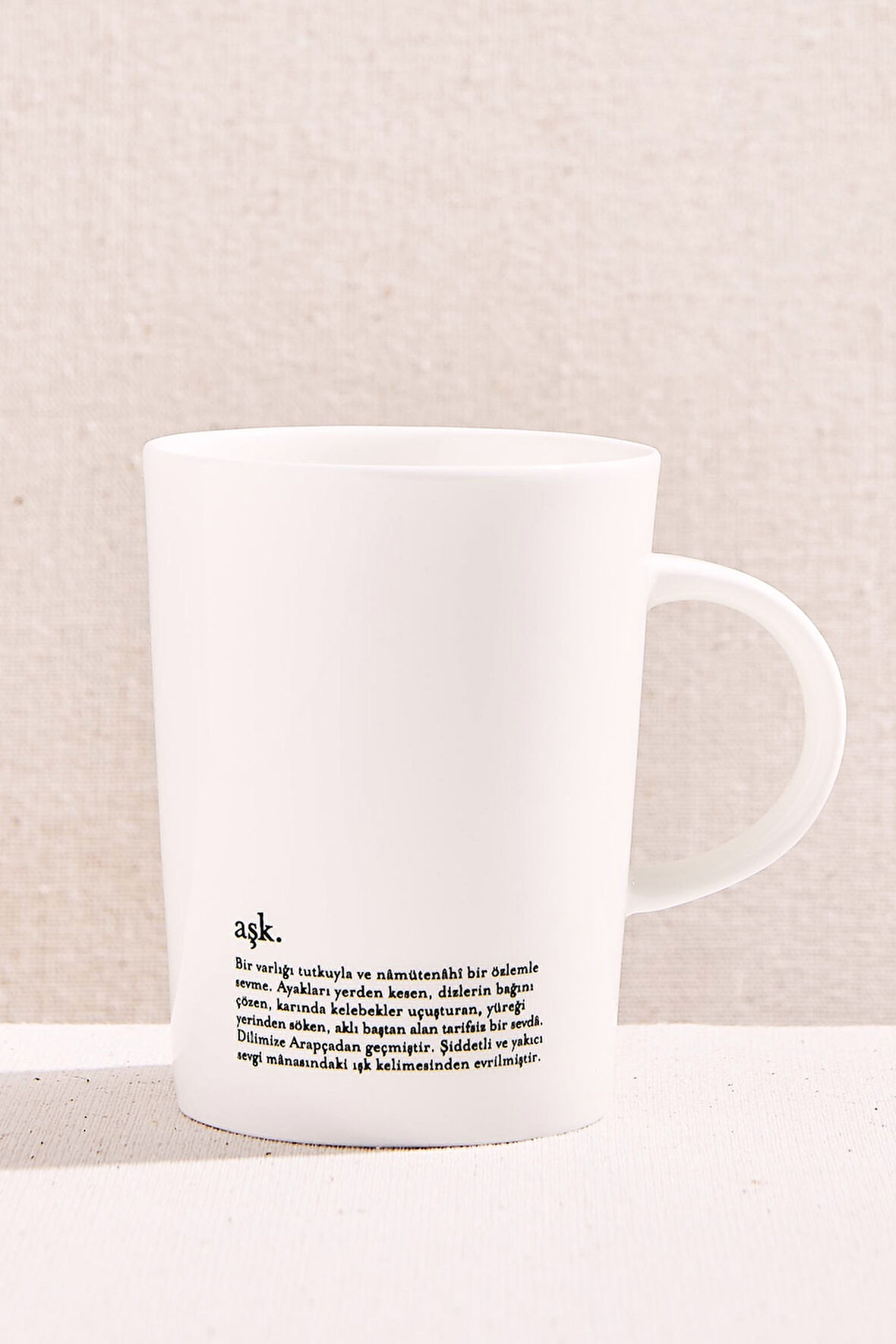 Aşk Porselen Kupa