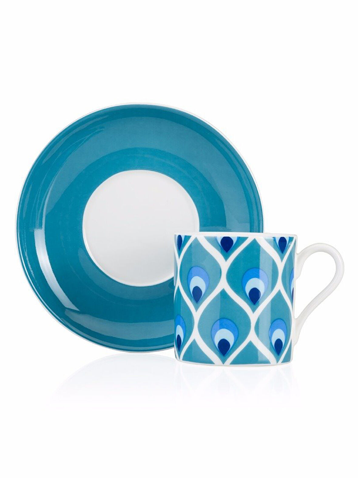 Nazar Porselen Fincan Seti 4'lü