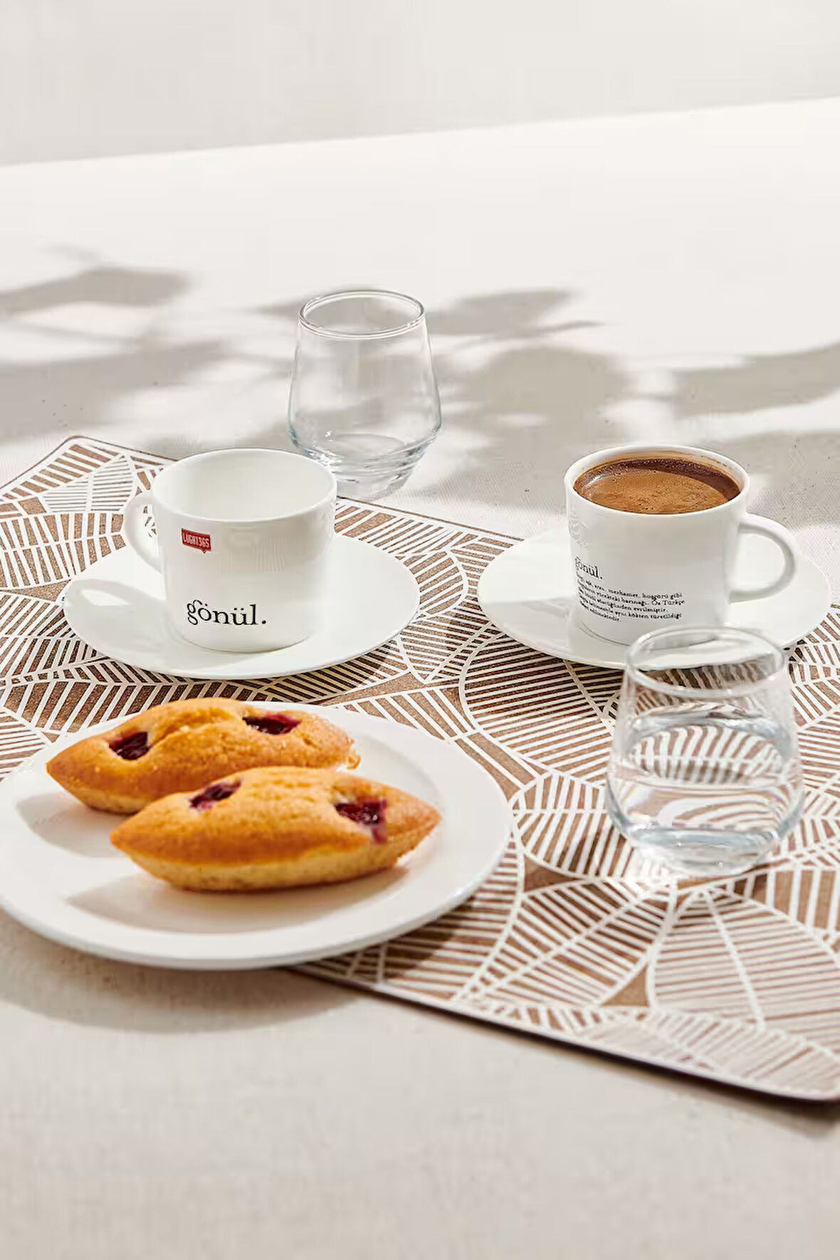 Gönül Porselen Fincan Seti 2'li Krem