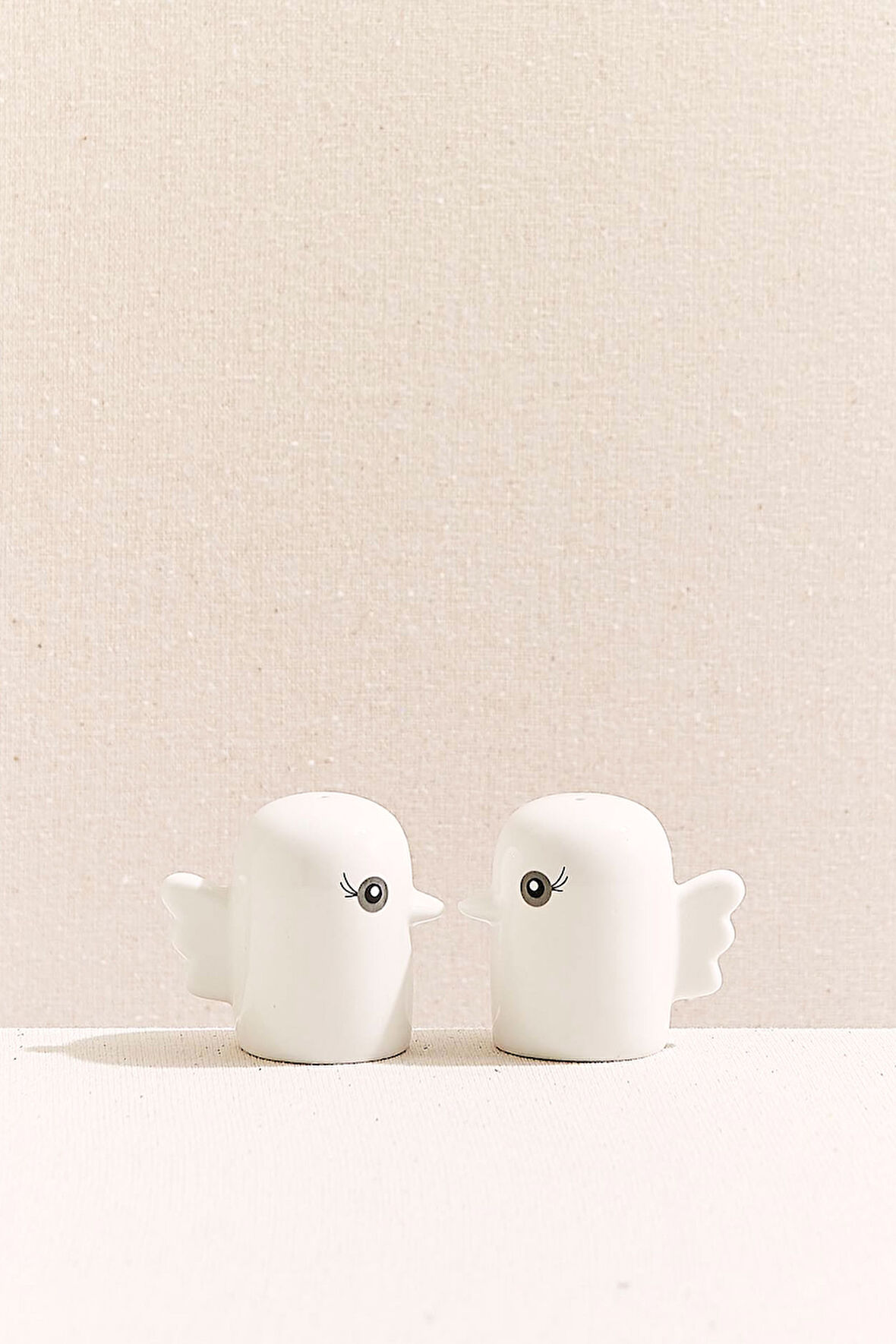 Tweet Porselen Tuzluk Biberlik Seti