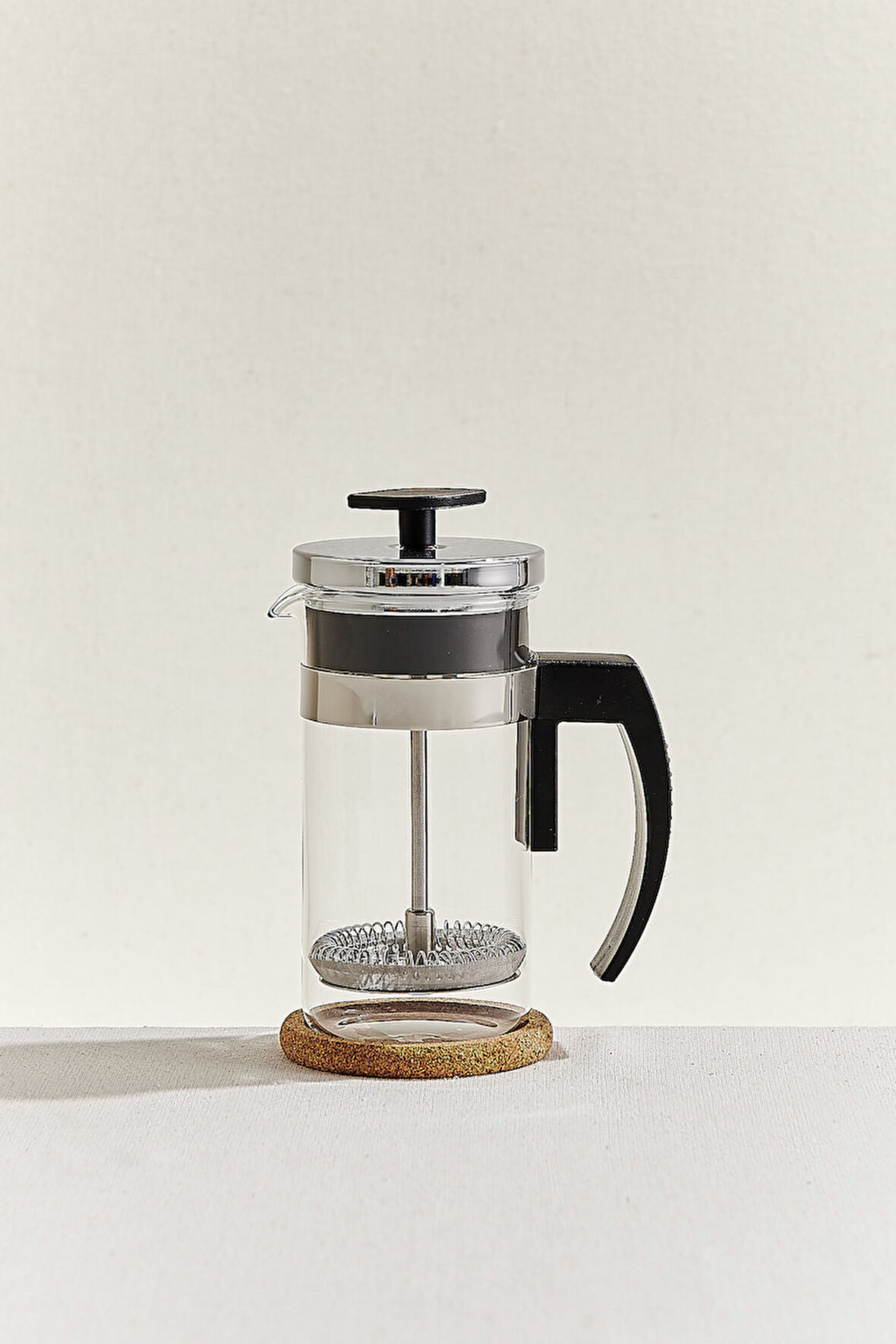 Mantar Altlıklı Kahve Press 3 Cup
