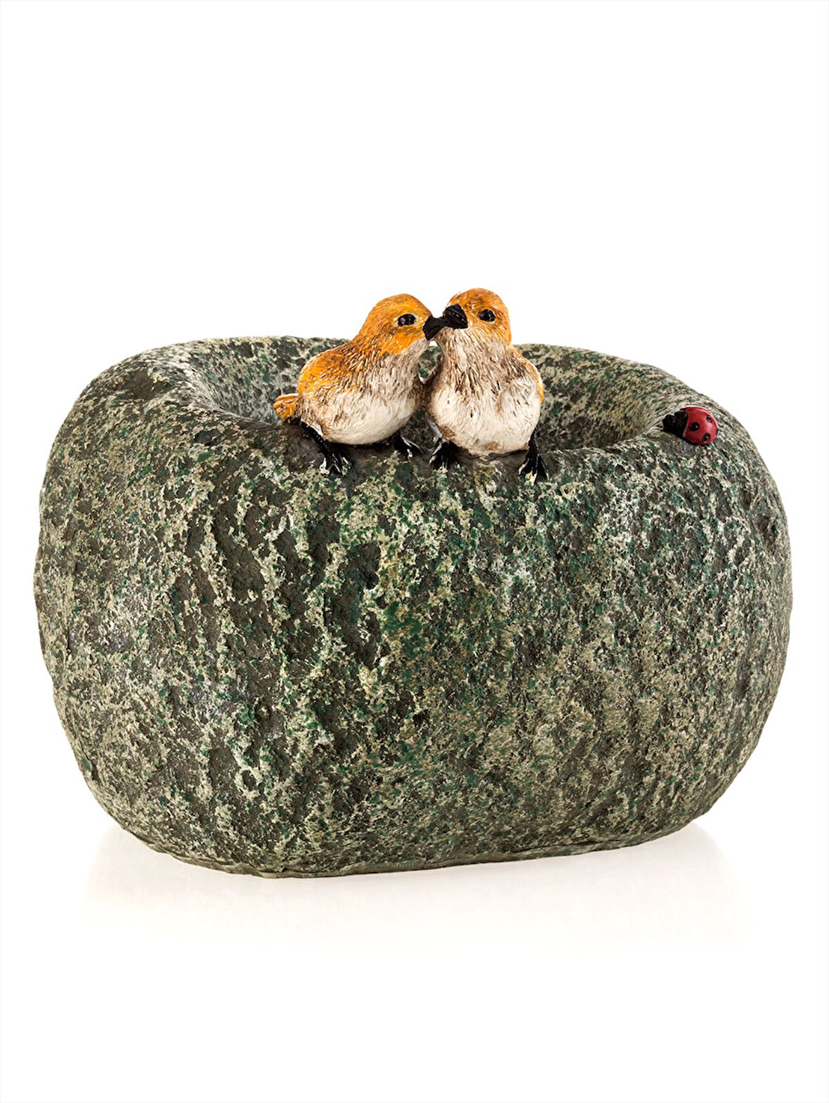 Serçe PolyResin Mini Saksı