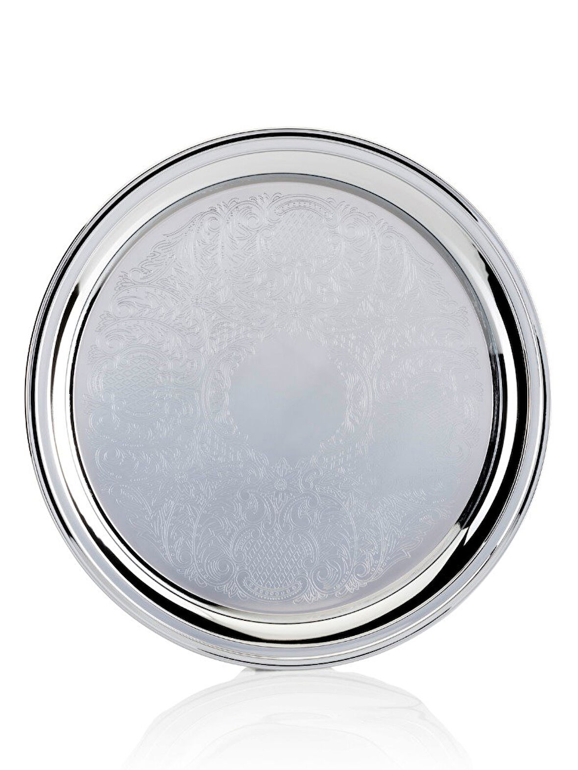 Engraving Metal Tepsi 36 cm