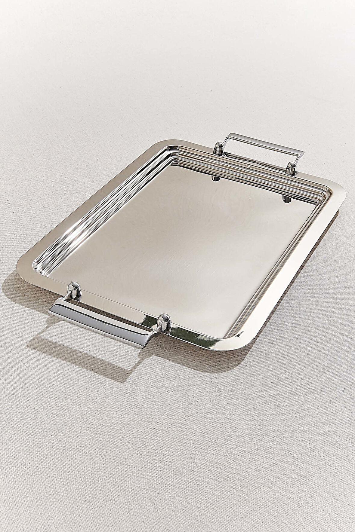 Misafir Metal Dikdörtgen Tepsi