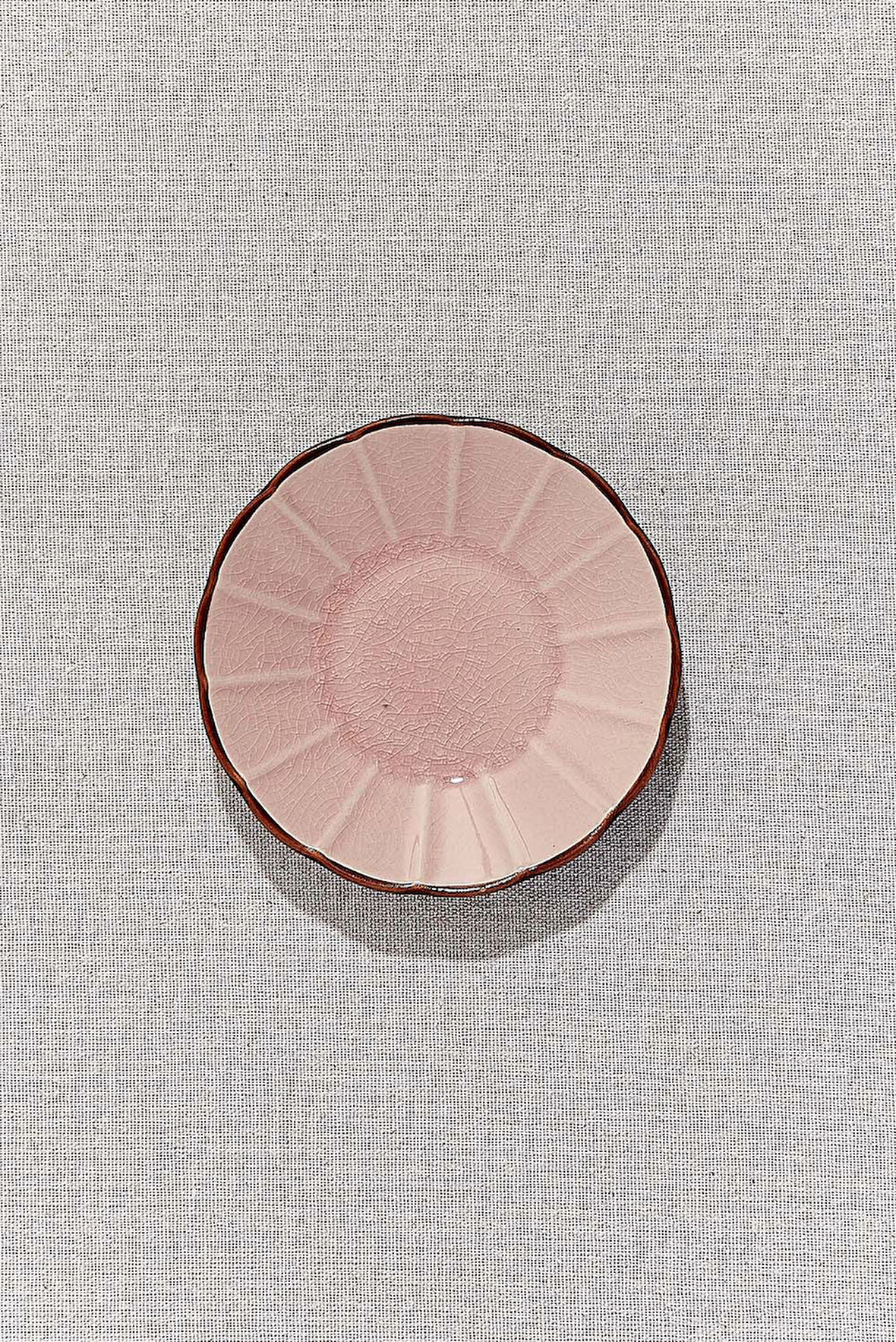 Acem Seramik Çay Tabağı Pembe