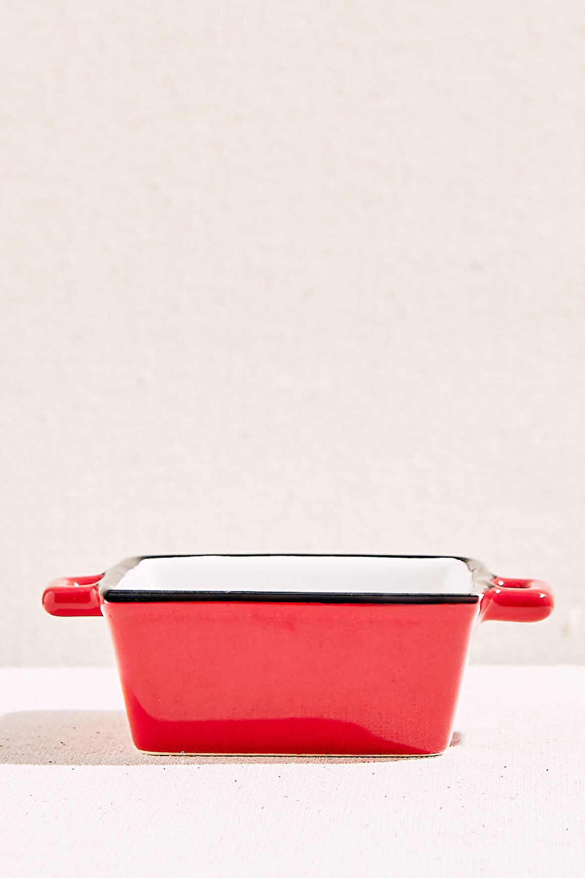 Kırmızı Electrum Seramik Kare Servis Kasesi S