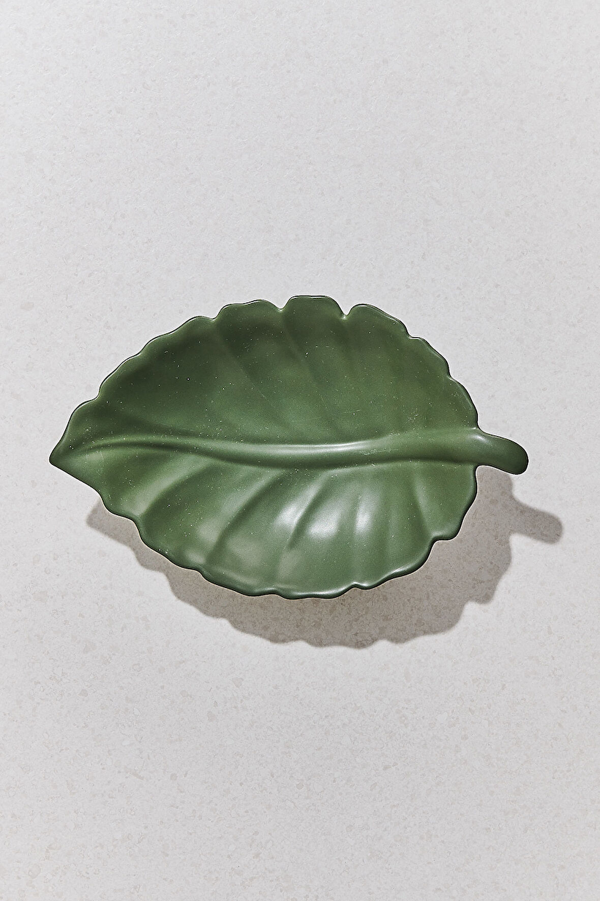 Leaf 1 Seramik Dekoratif Tabak M