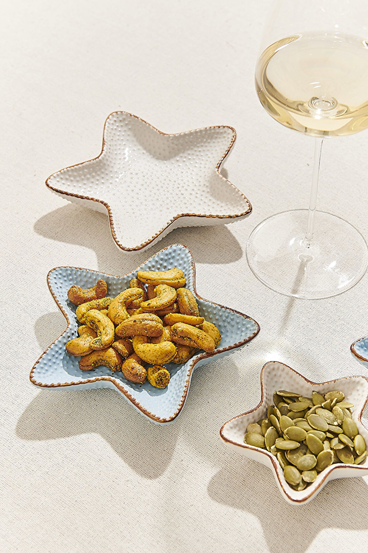 StarFish Seramik Tabak L Mavi