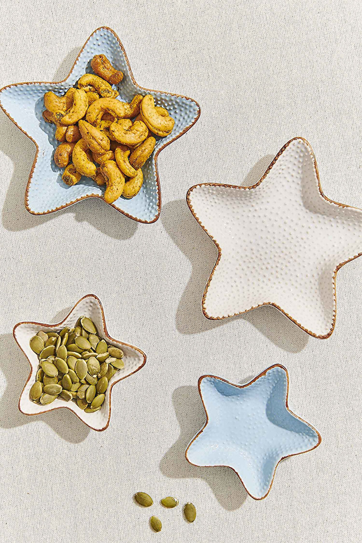 StarFish Seramik Tabak S Mavi