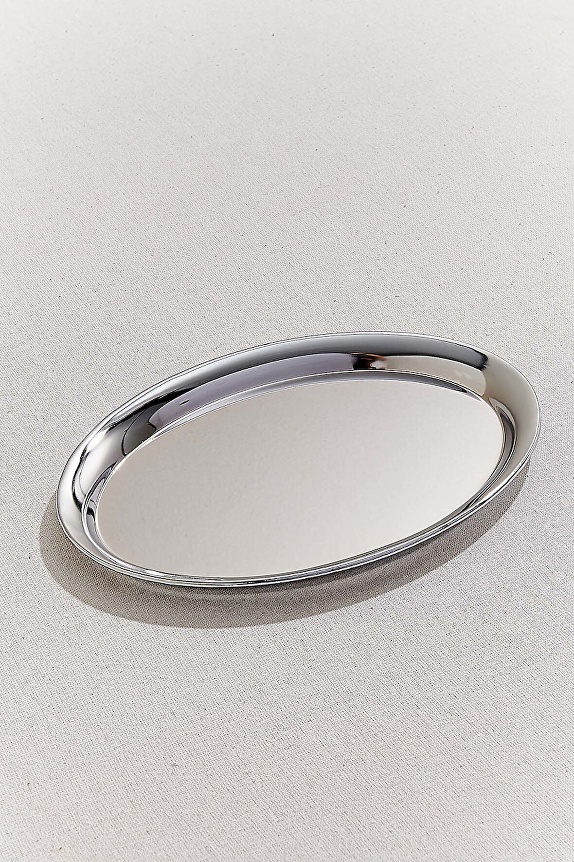 Metal Oval Tepsi 26 cm