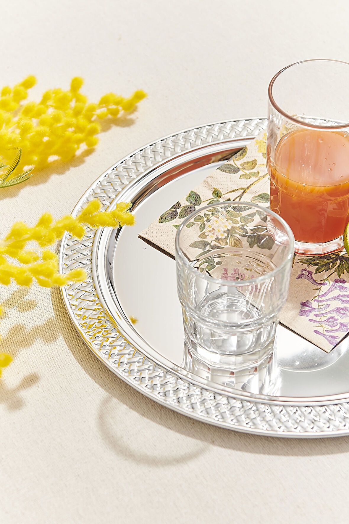 Örgü Metal Tepsi M