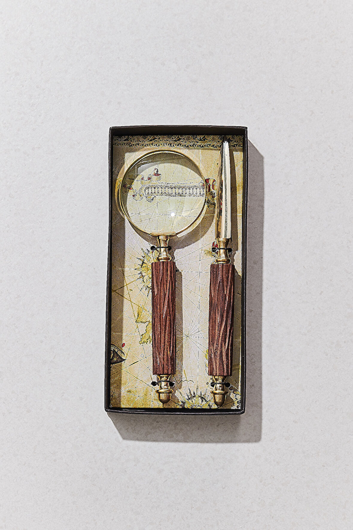 Piri Reis Büyüteç Zarf Acacagı Seti Ah