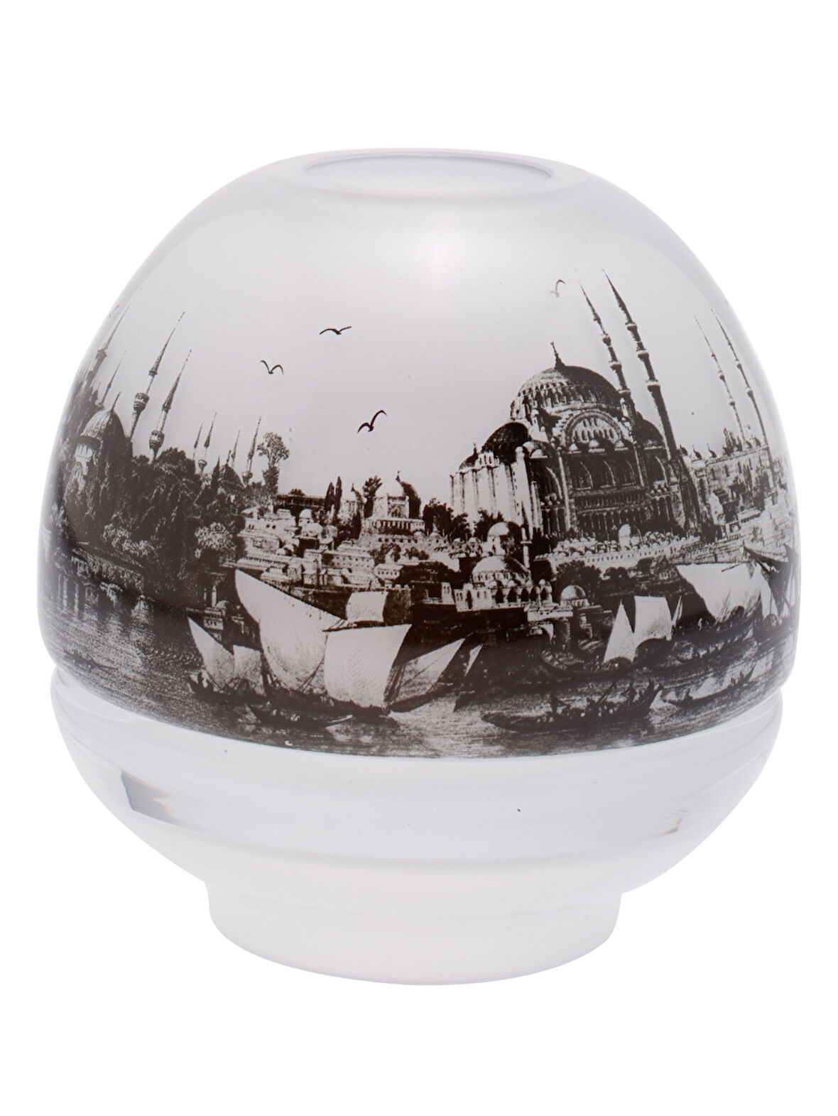 Gravürlü Rüzgar Mumluk