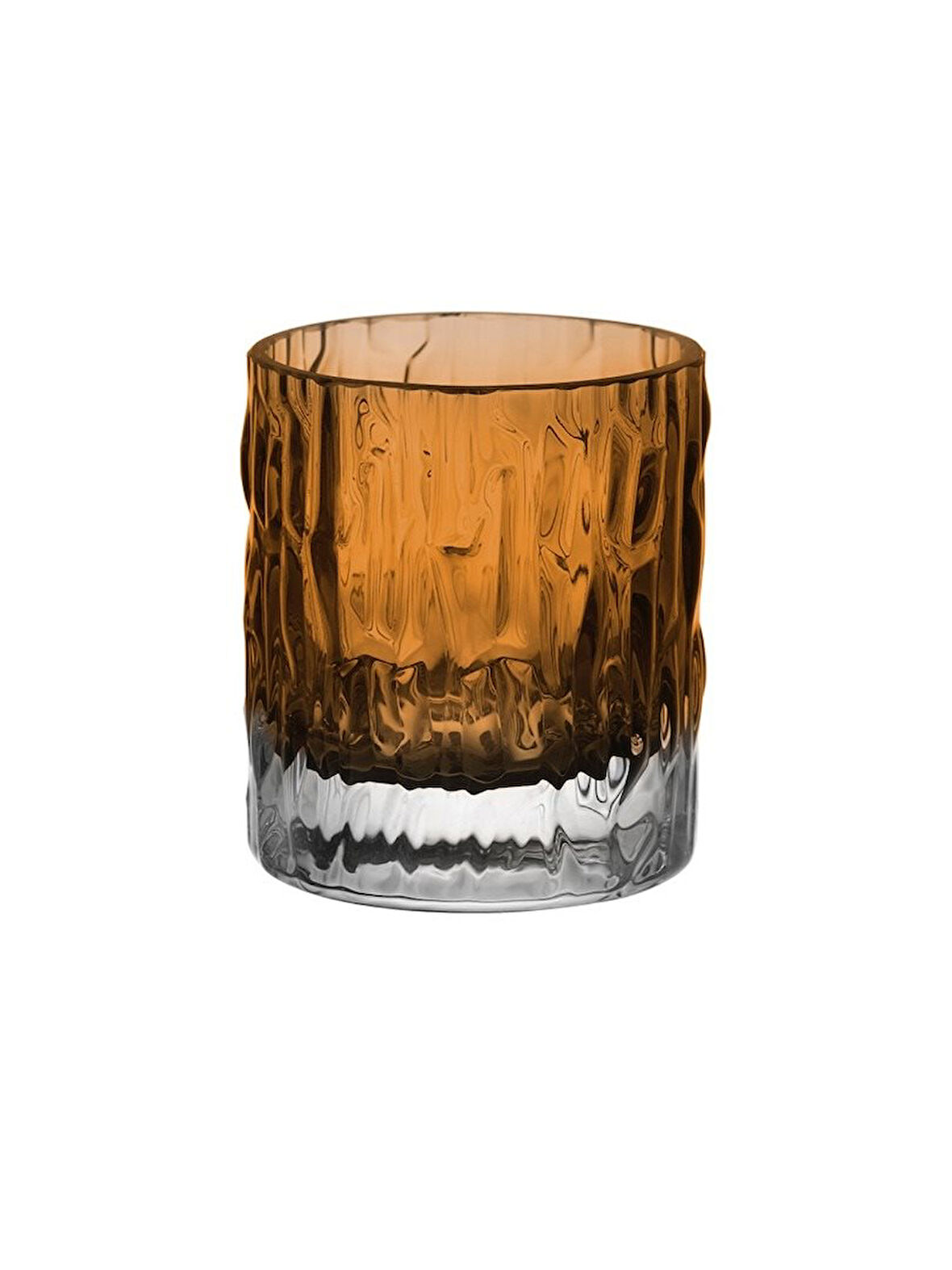 Kabuk Tealight Mumluk 7 cm Amber