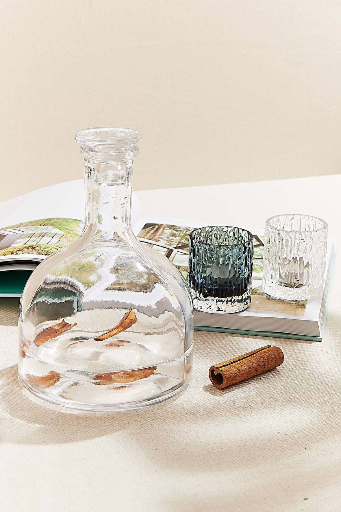 Kabuk Tealight Mumluk 7 cm Mavi