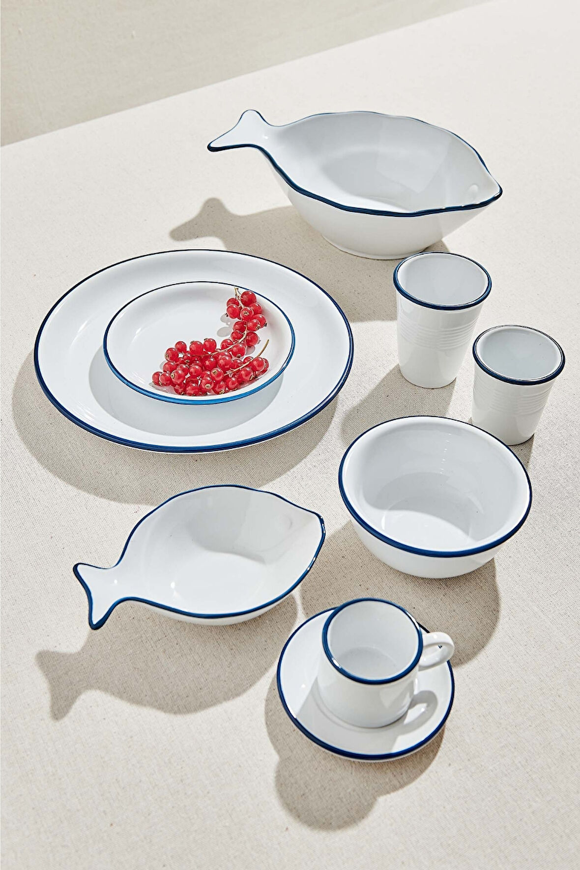 Electrum Seramik Yemek Tabağı Beyaz