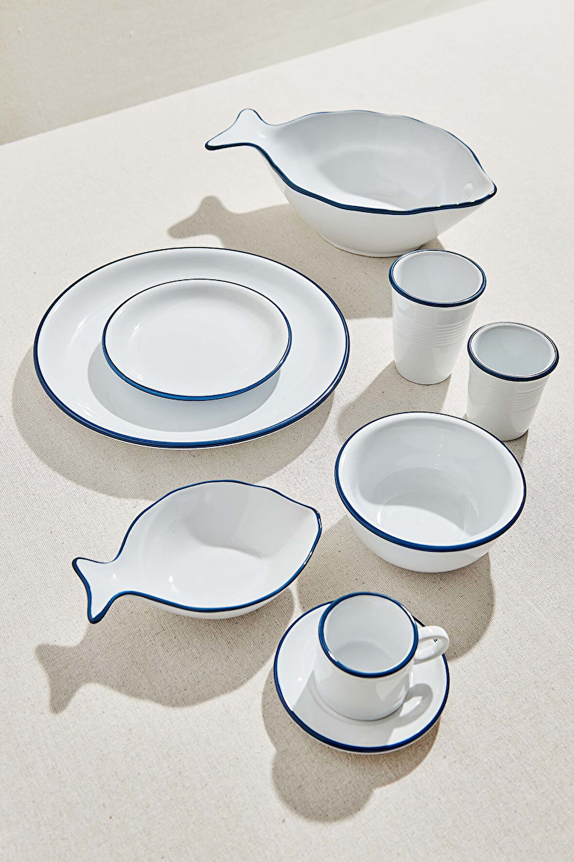 Electrum Seramik Mini Tabak Beyaz