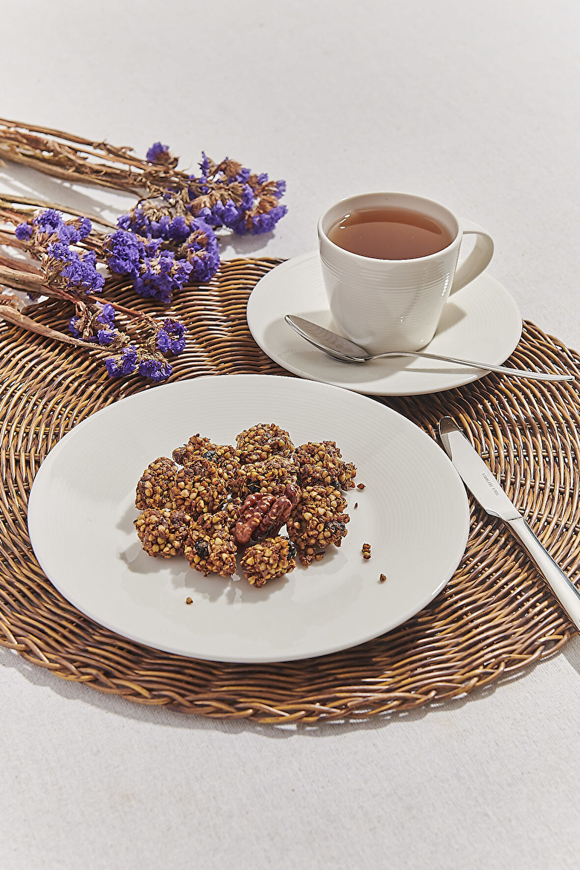 New York Porselen Pasta Tabağı Krem