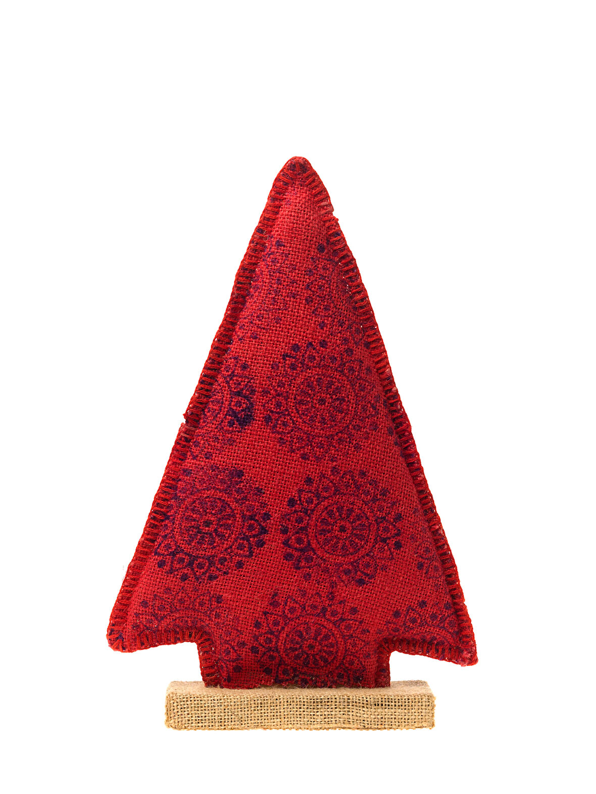 Kırmızı Ağaç Motif Dekoratif Obje