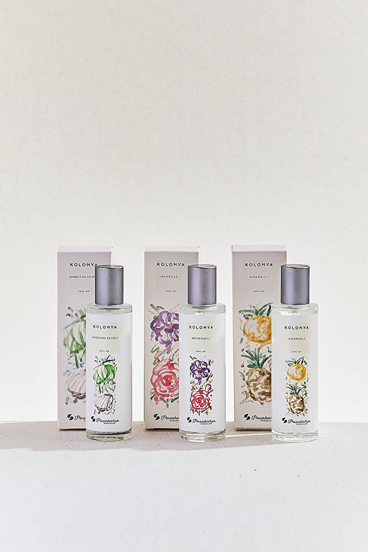 Kolonya Tropic Serisi 3'lü Set