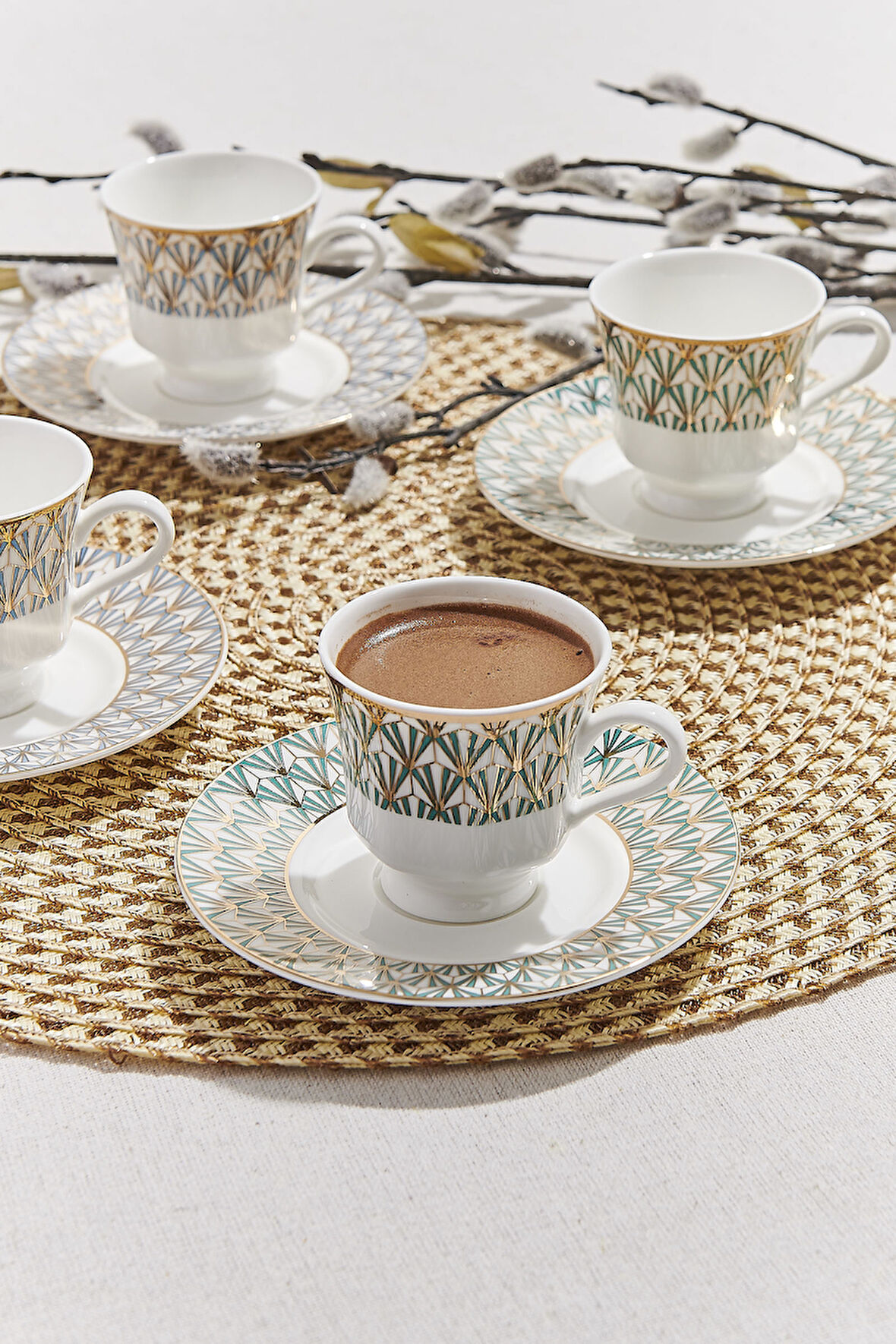 Türk Kahvesi Fincan Seti 4'lü