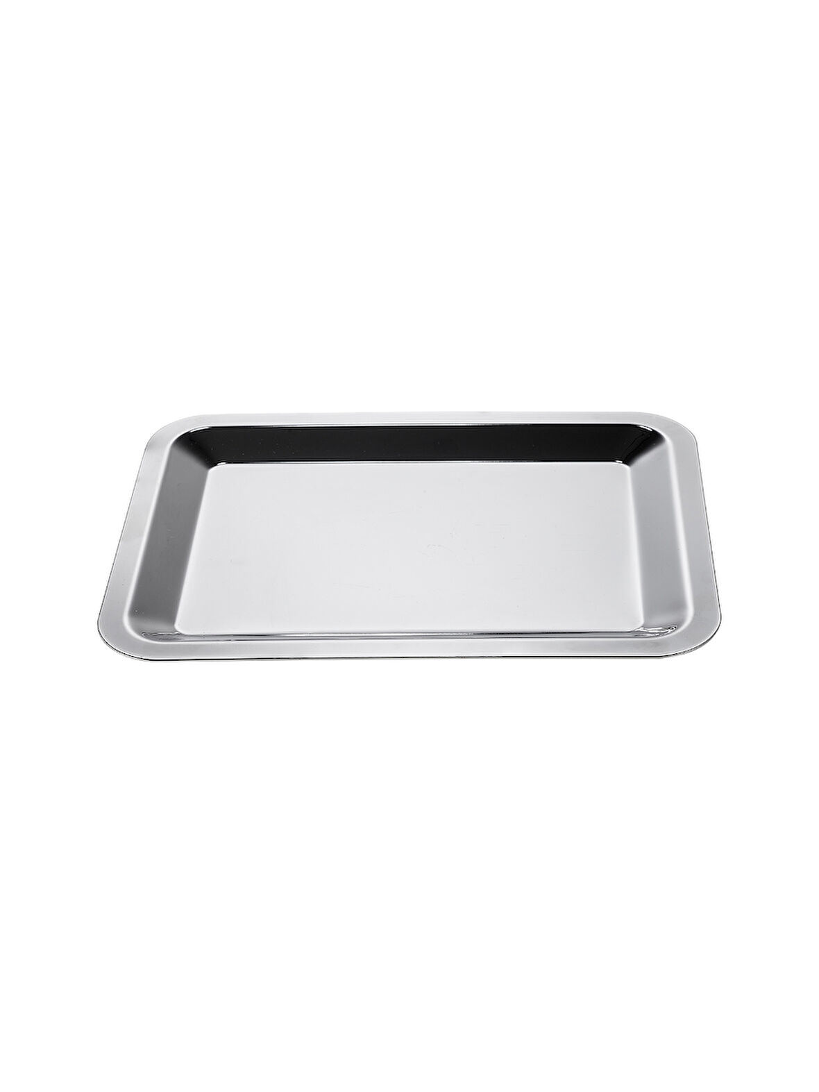 Keyif Metal Dikdörtgen Tepsi Silver