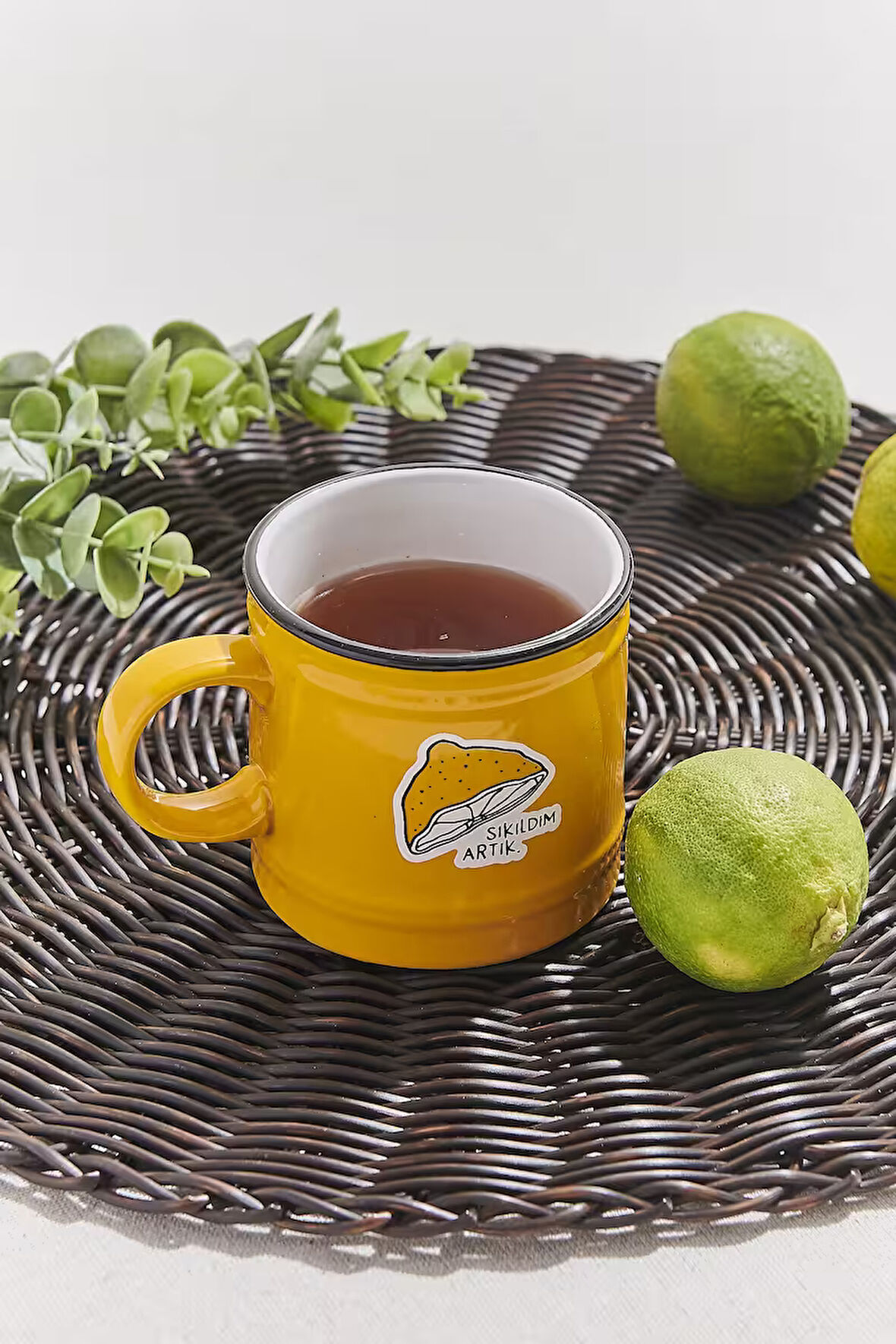 Hisli Şeyler Limon Kupa Sarı