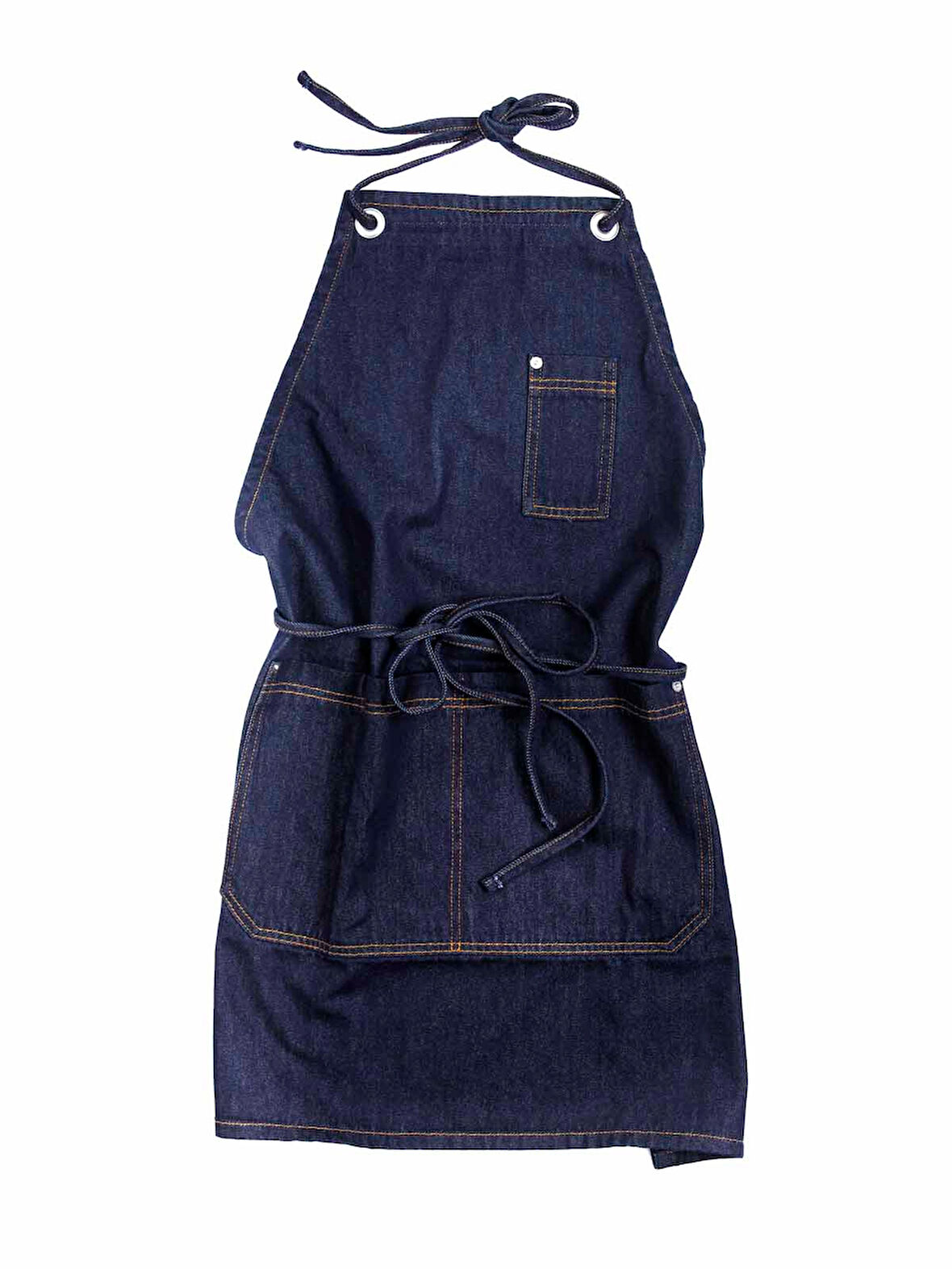Denim Mutfak Önlüğü Lacivert