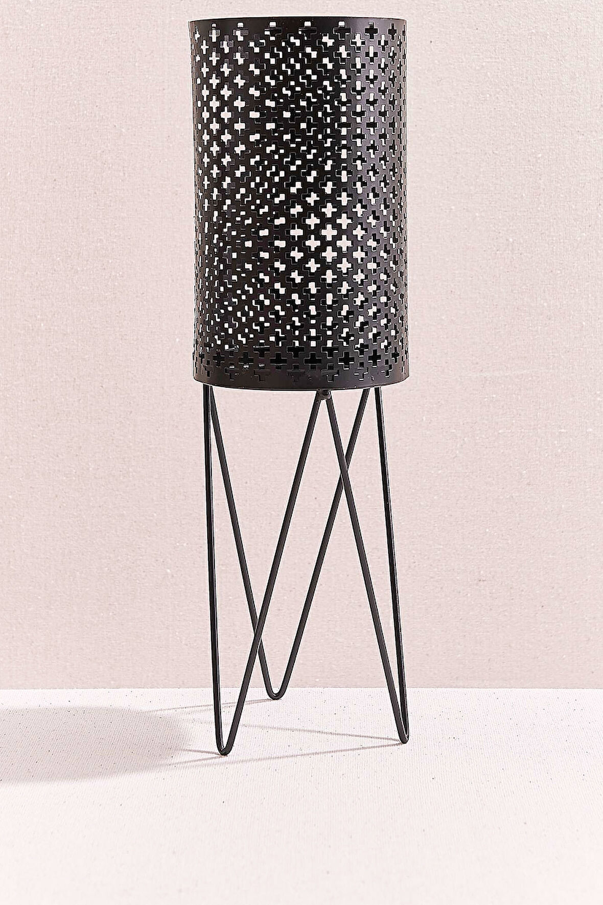 Arjantin Metal Fener L Siyah