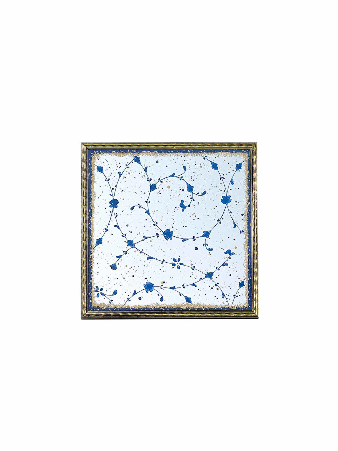 Haliç İşi Desen Ayna 22x22 Cm