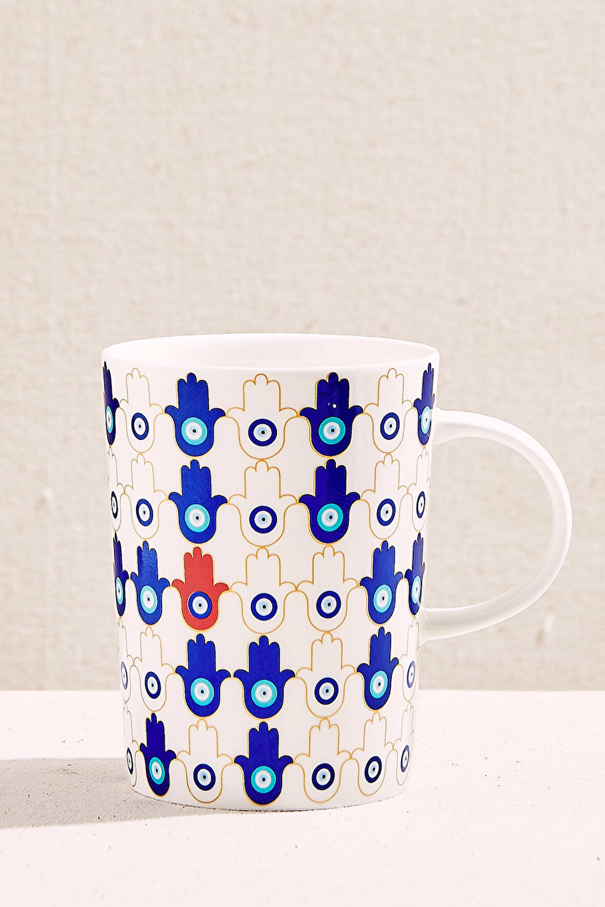 Bereket 2 Porselen Kupa Lacivert