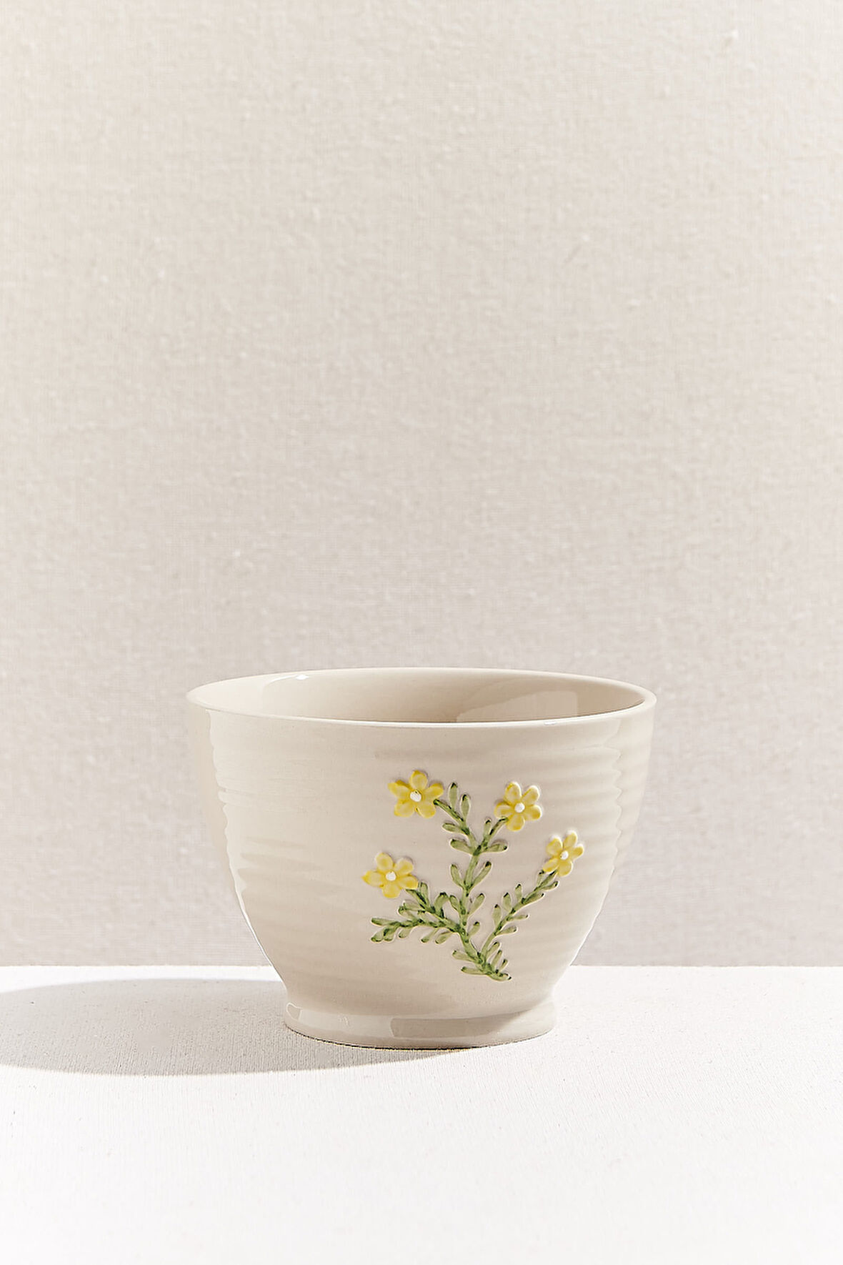 Papatya Seramik Kase Bej