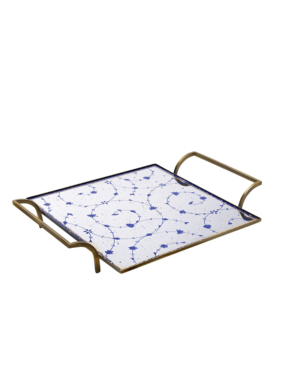 Haliç İşi Desen Tepsi 30x30 cm