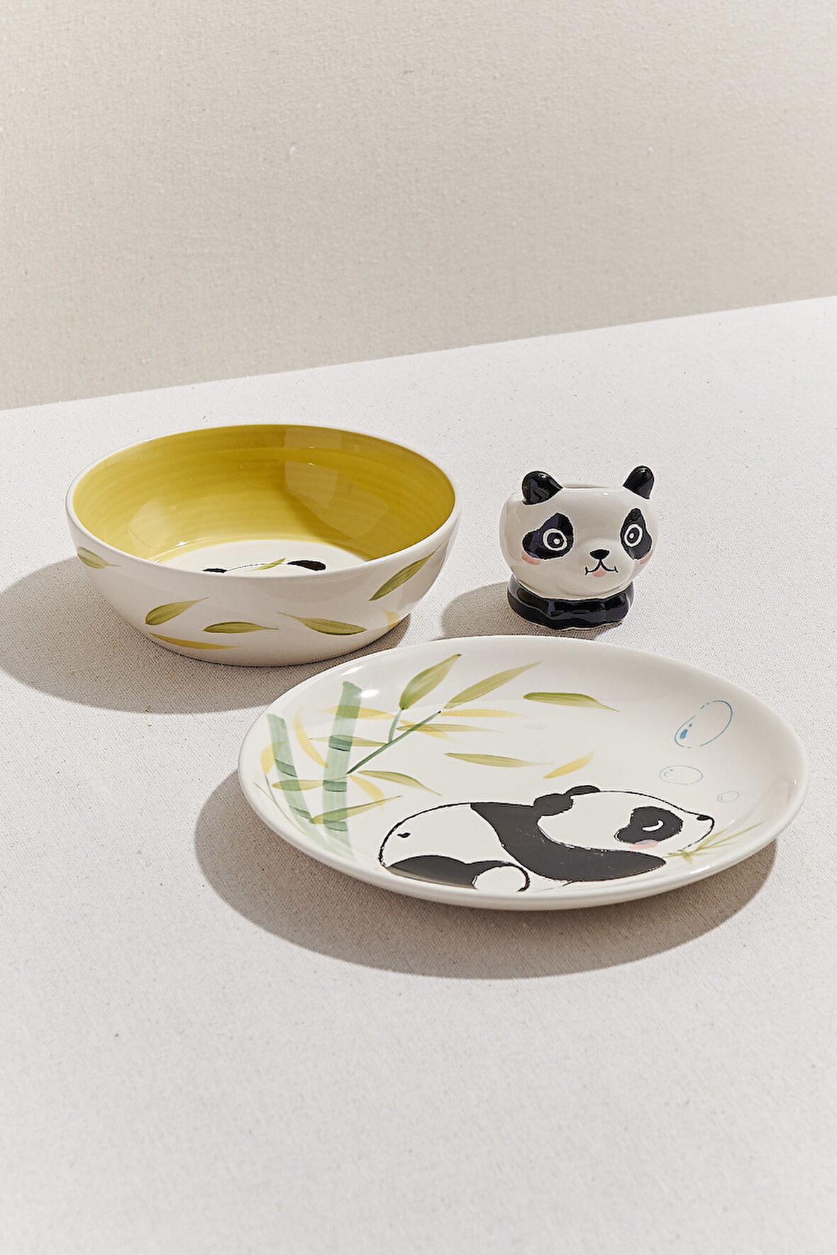 Tropik Panda Seramik Pasta Tabağı