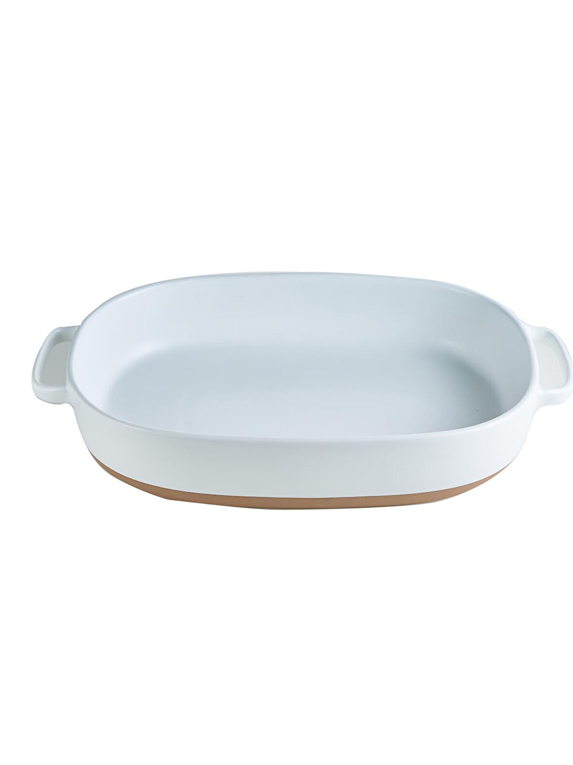 Norge Seramik Fırın Kabı 35 cm Beyaz