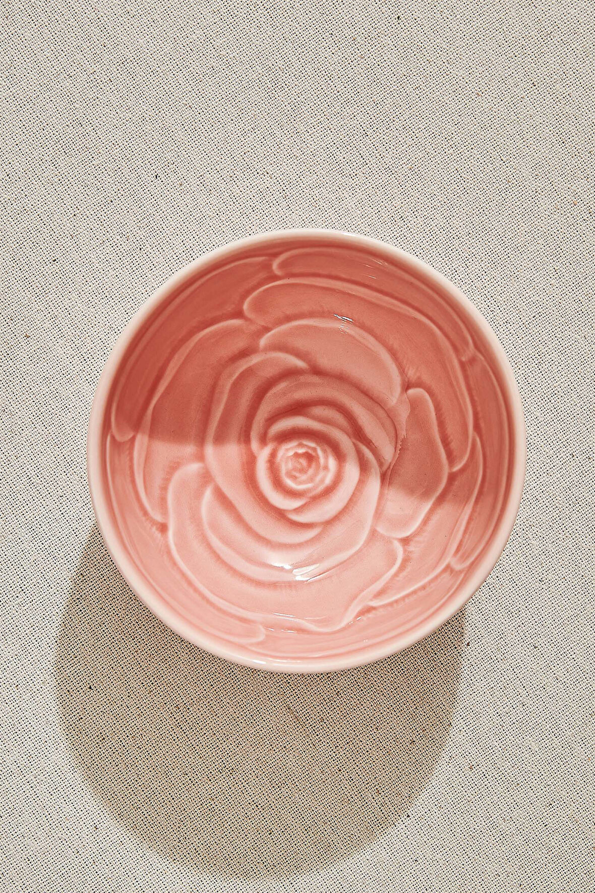 Rose Seramik Salata Kase Pembe