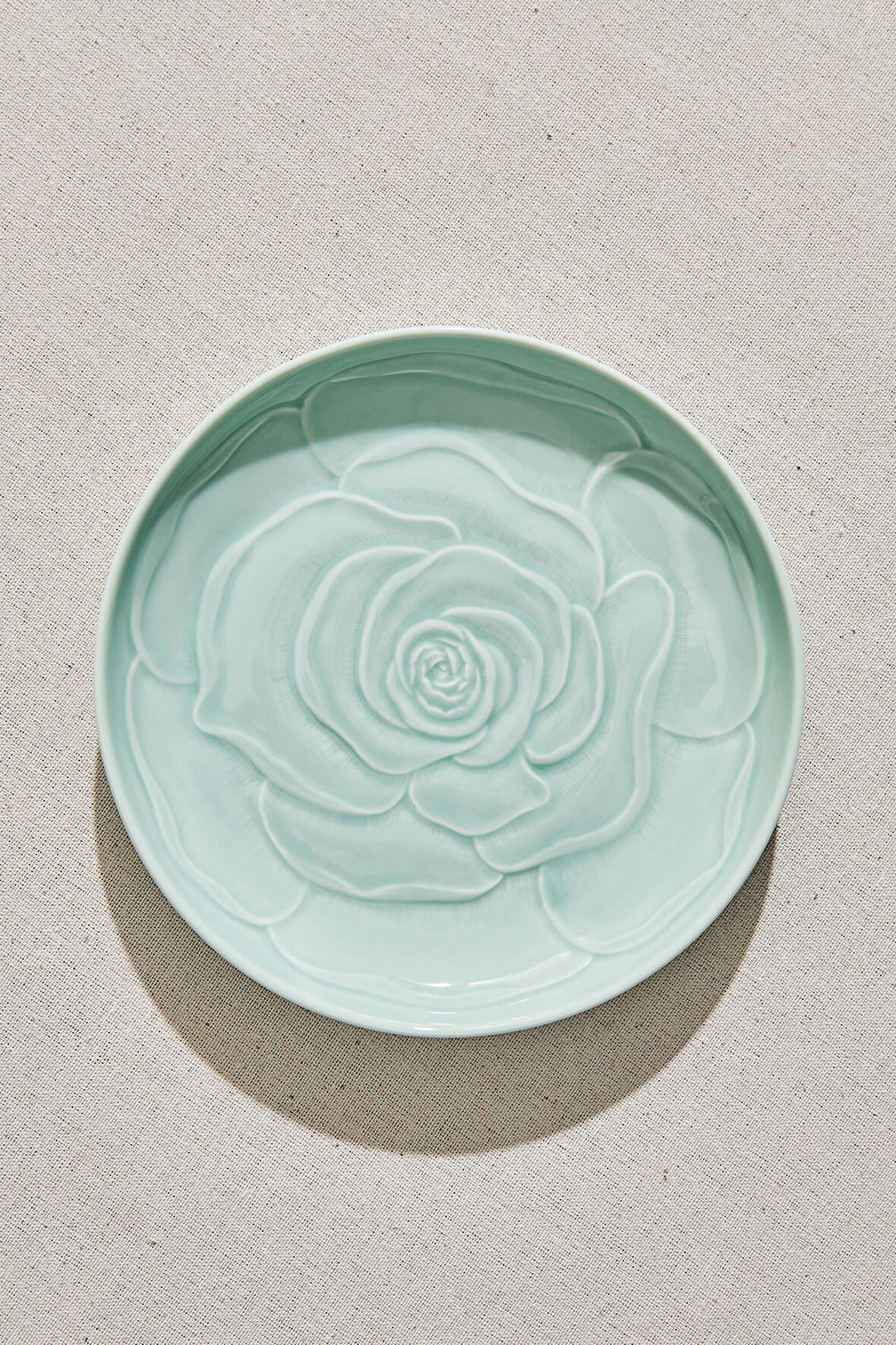 Rose Seramik Pasta Tabağı Yeşil