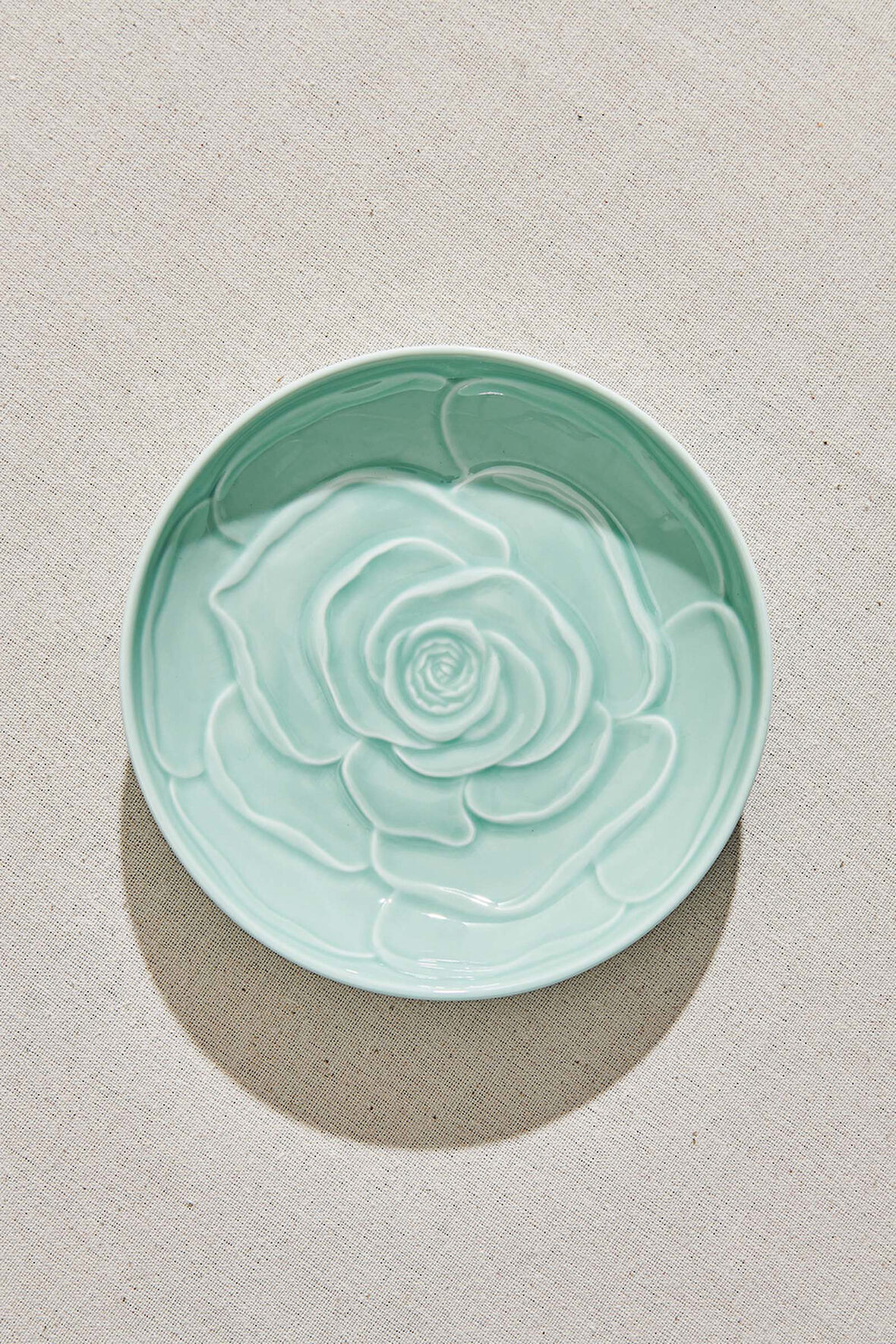 Rose Seramik Çukur Tabak Yeşil