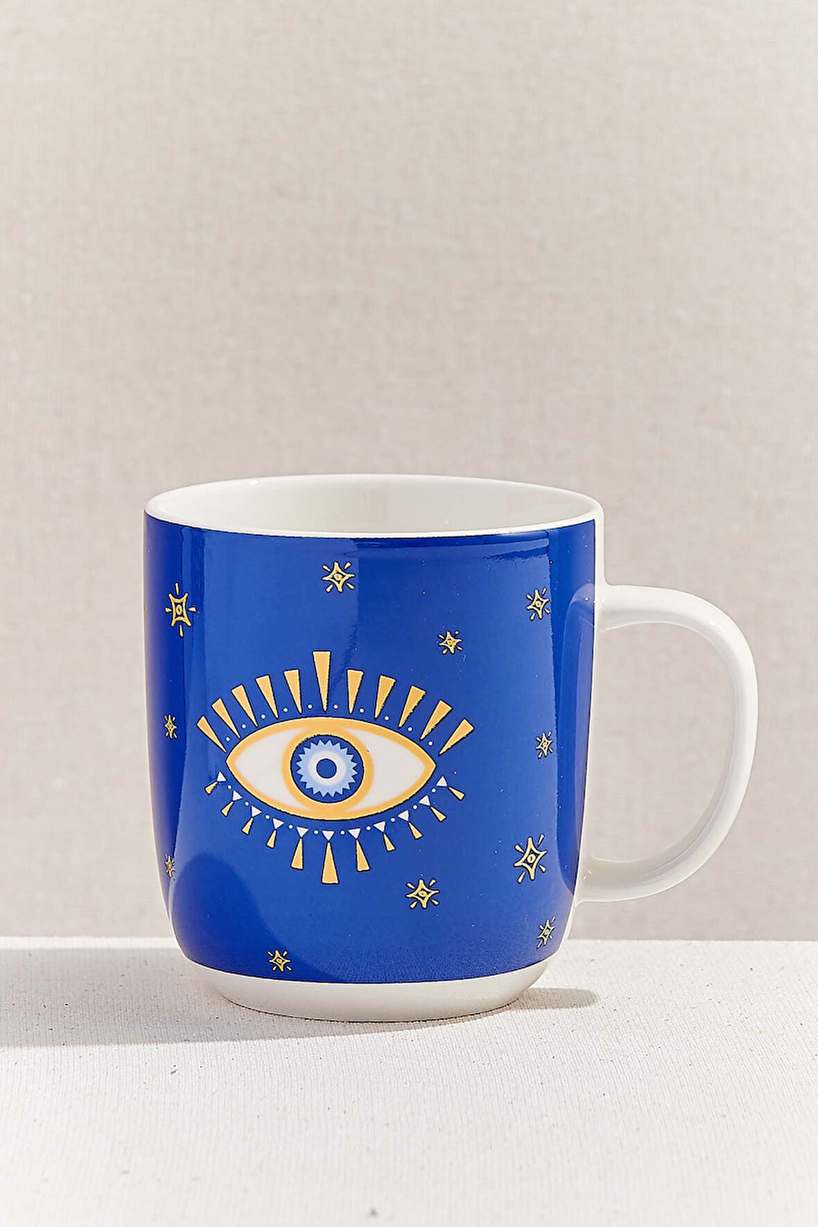 Nazara Porselen Kupa Lacivert