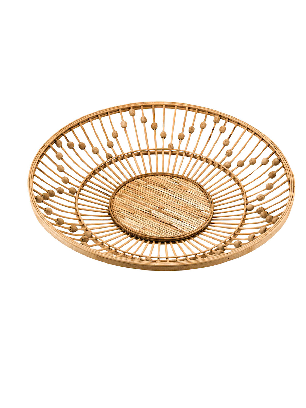 Naturel Bambu Dekoratif Tabak L