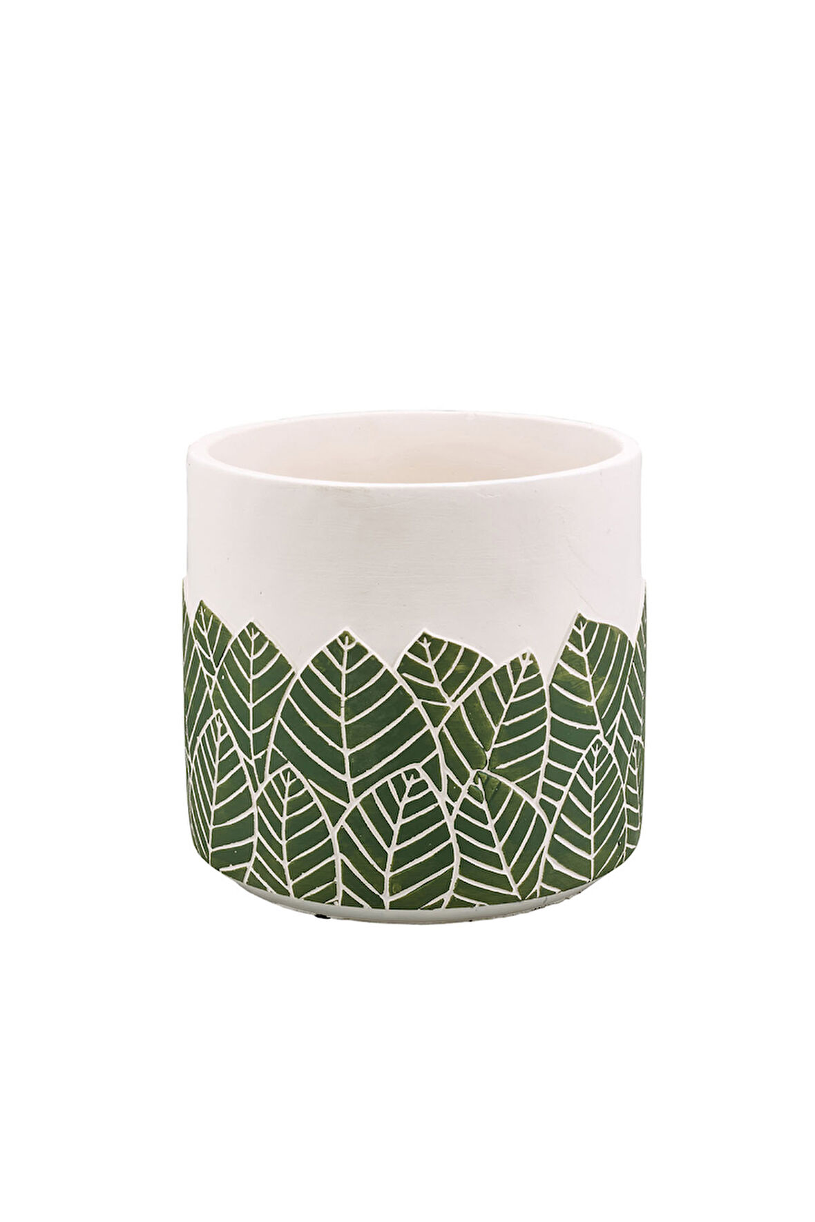 Yaprak Beton Saksı M