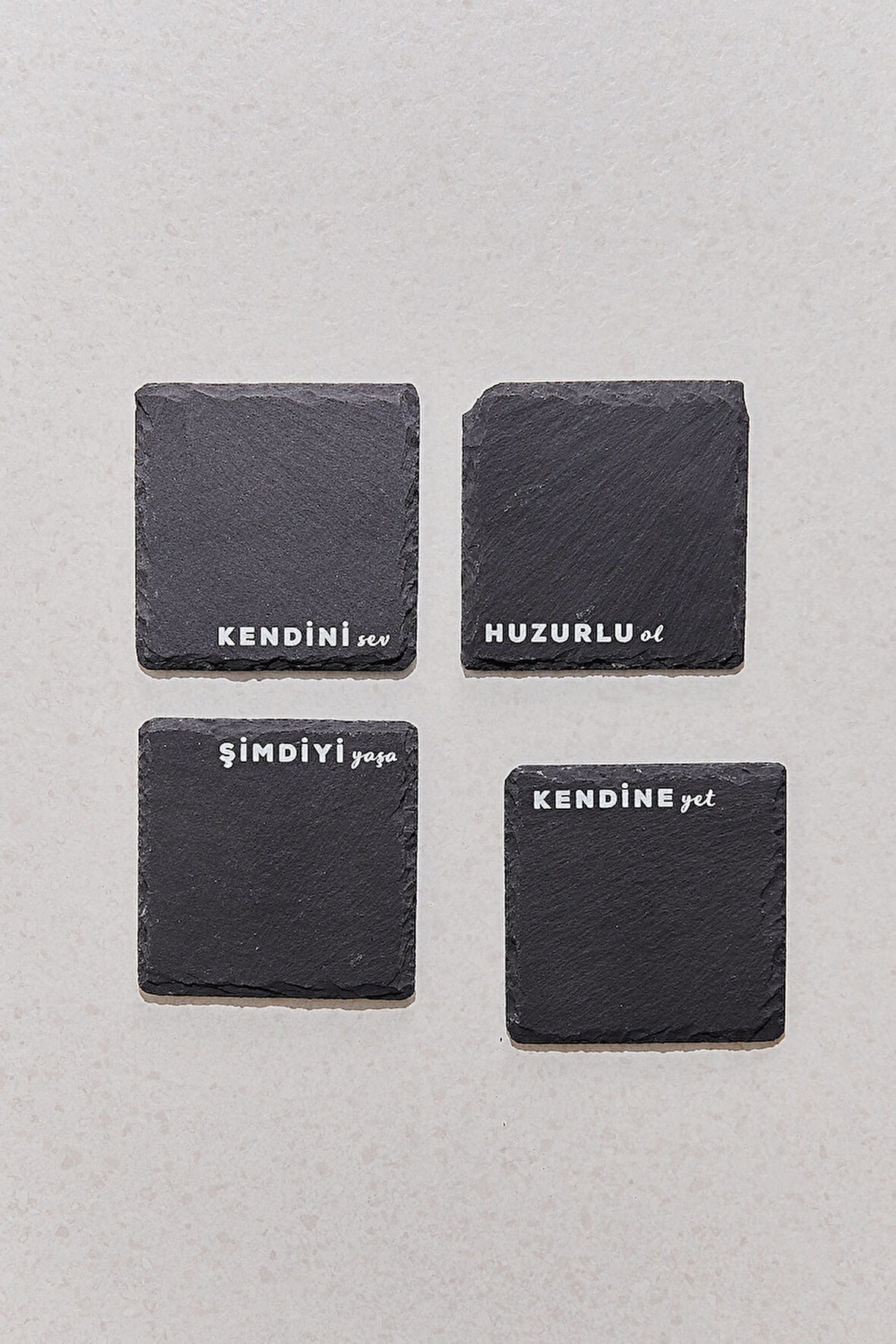 Kendini Seç Bardak Altlığı Seti 4'lü