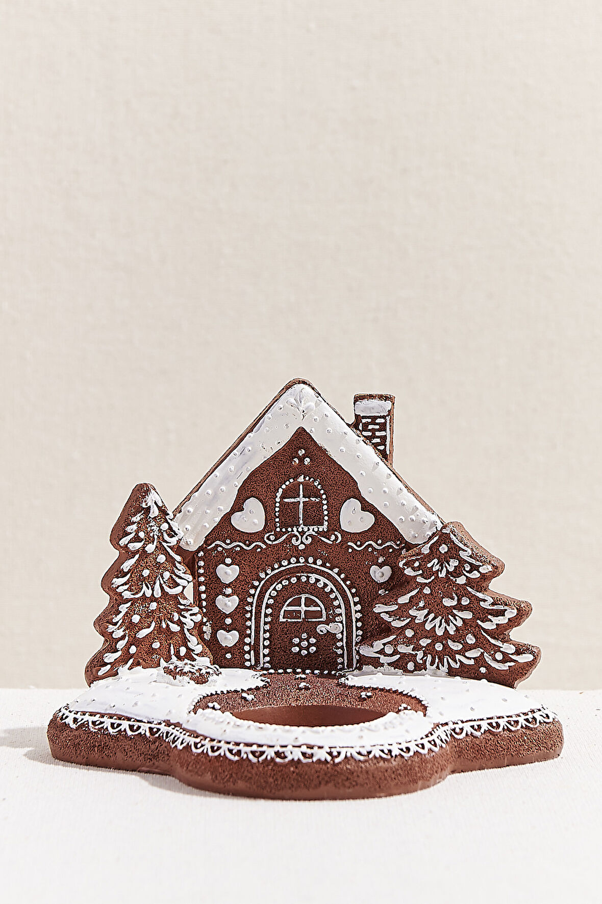 Gingerbread Ev Tealight Mumluk