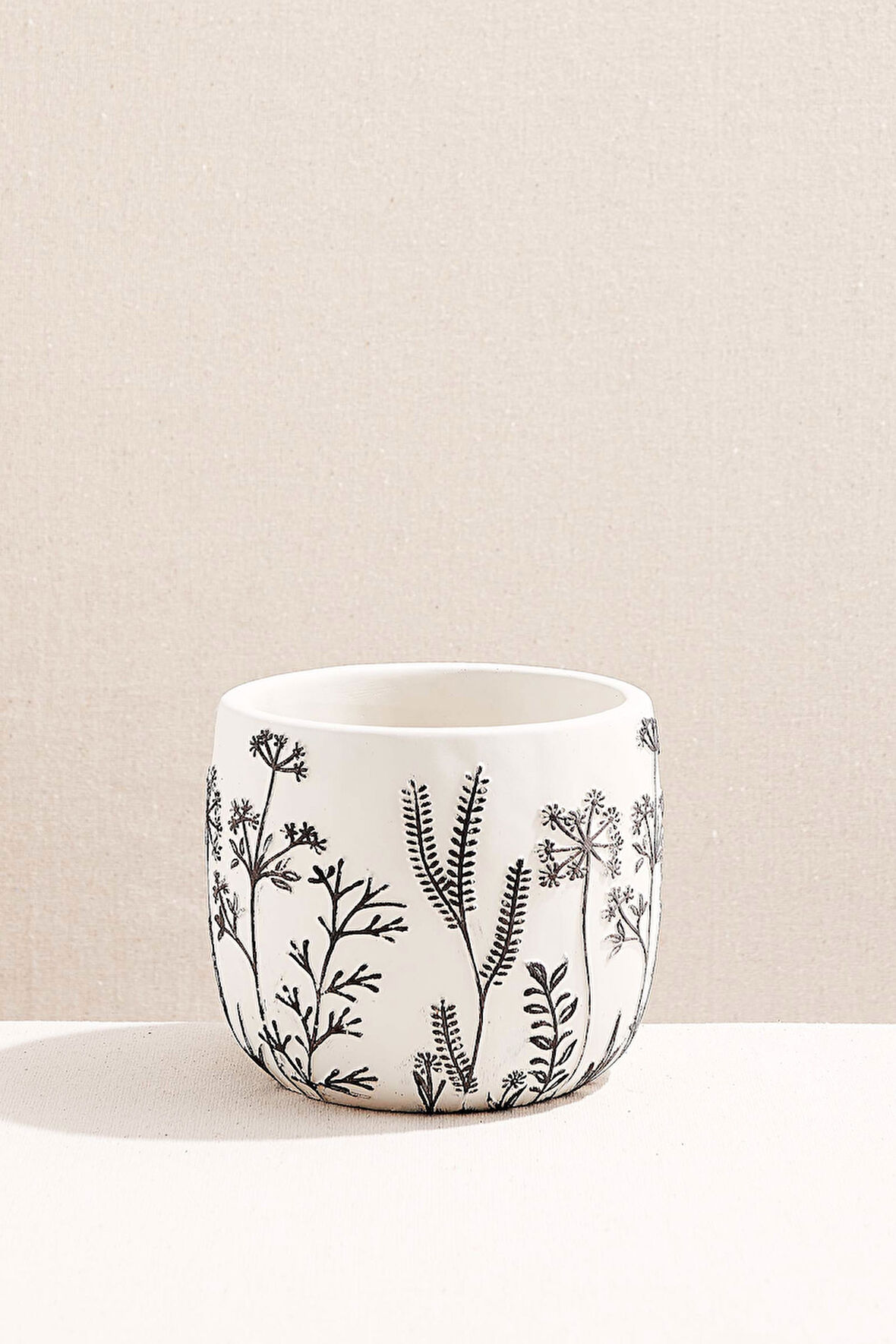 Fidan Beton Saksı M Gri