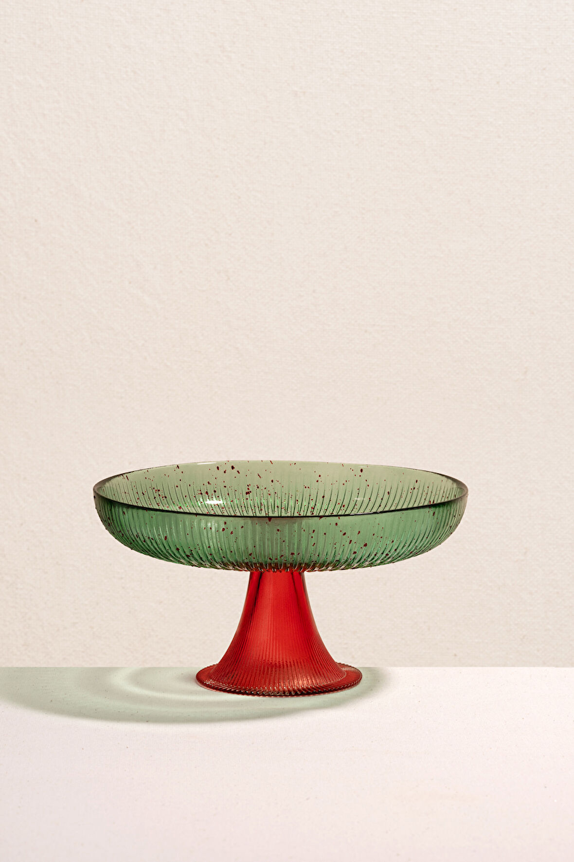 Yeşil Holly Ayaklı Servis 24 Cm