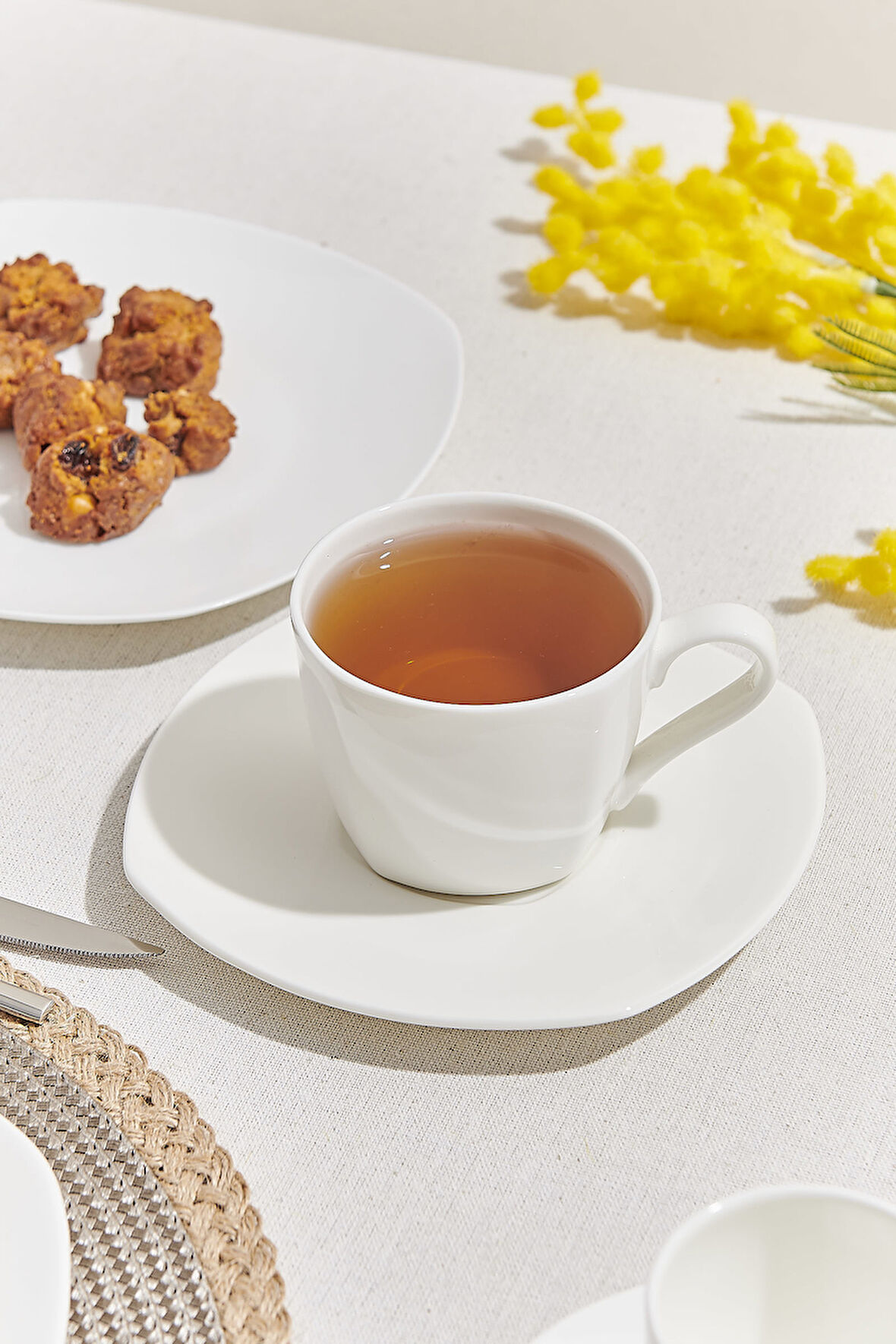 Cubic Porselen Çay Fincanı